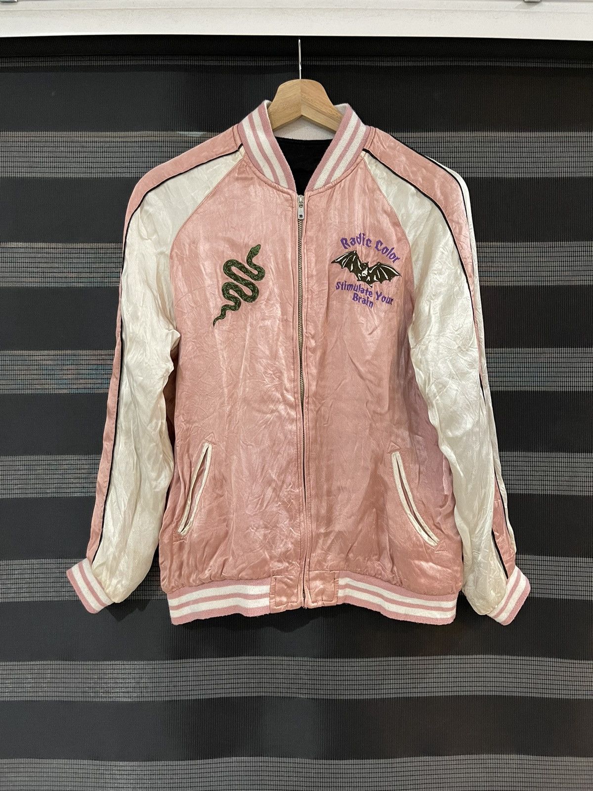 Japanese Brand Radic Color Rayon Reversible Side Japanese Souvenir Jacket Size US S / EU 44-46 / 1 - 3 Thumbnail