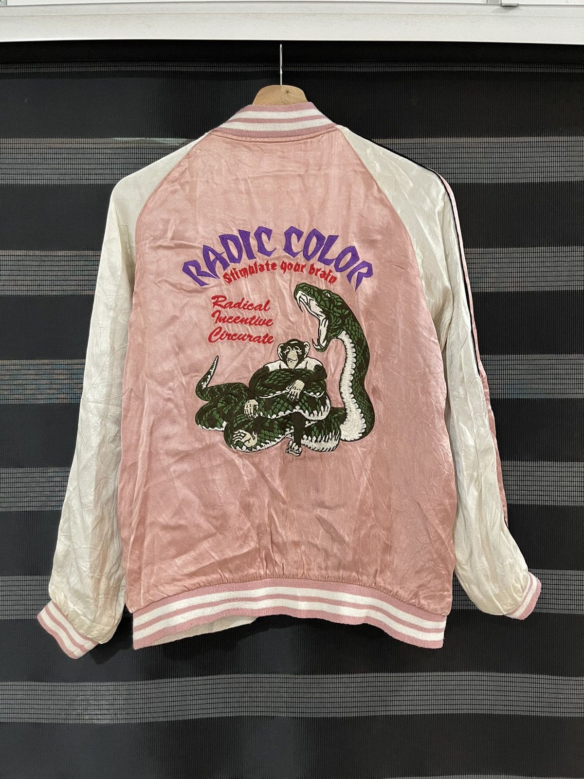 Japanese Brand Radic Color Rayon Reversible Side Japanese Souvenir Jacket Size US S / EU 44-46 / 1 - 1 Thumbnail