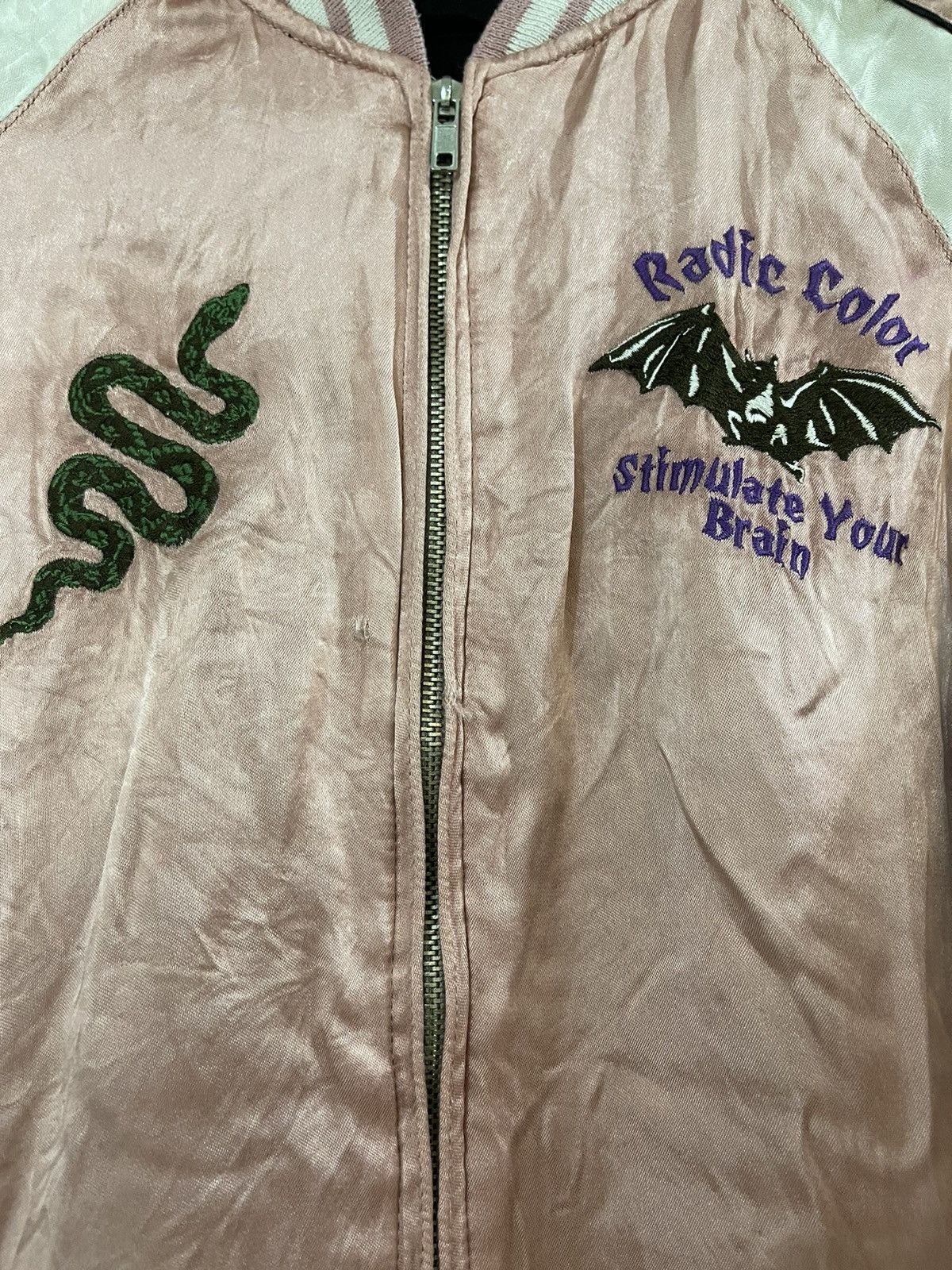Japanese Brand Radic Color Rayon Reversible Side Japanese Souvenir Jacket Size US S / EU 44-46 / 1 - 4 Thumbnail