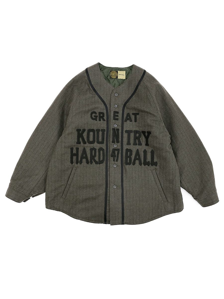 Kapital GREAT KOUNTRY night game canvas lined baseball shirt