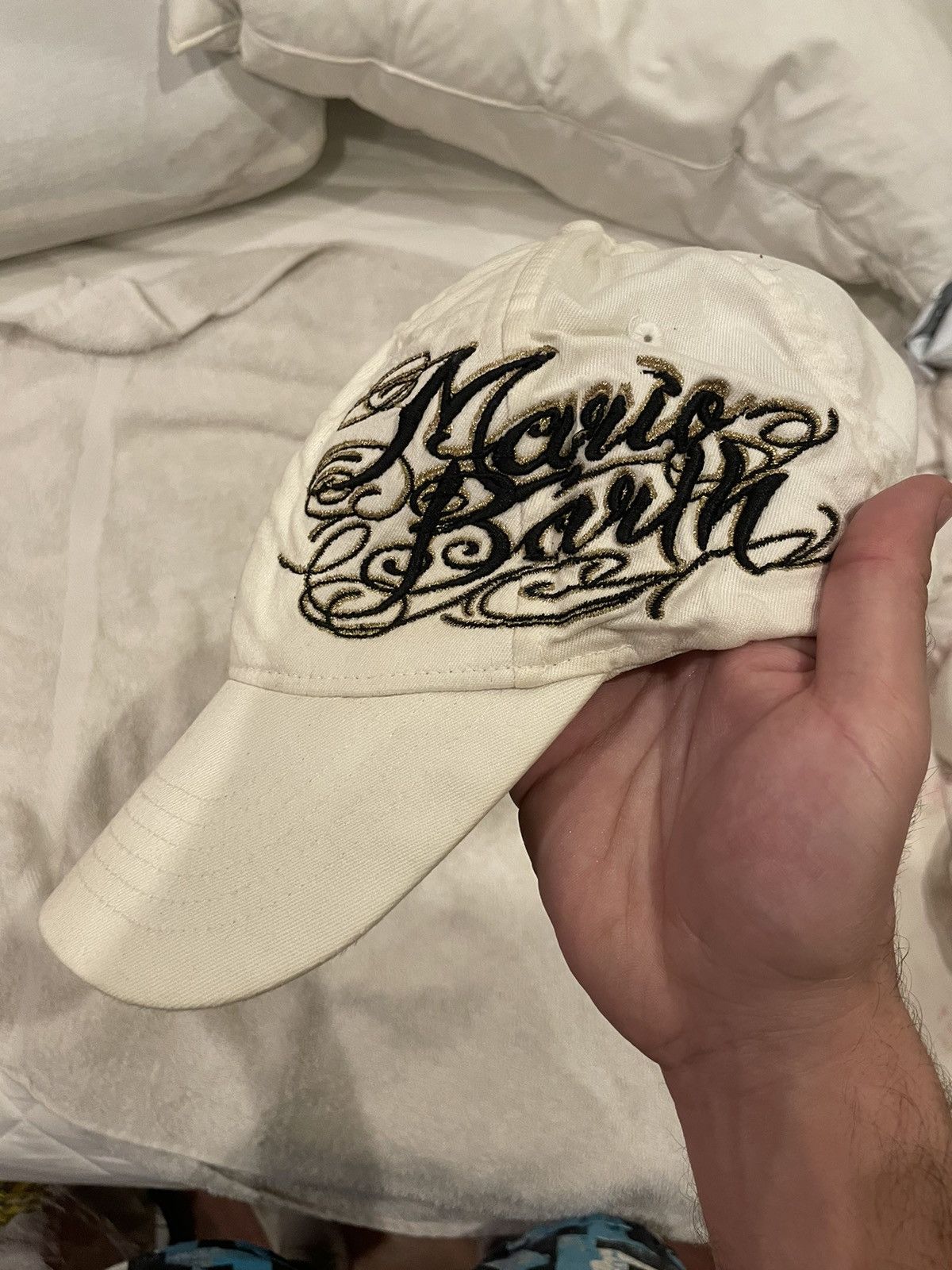 Vintage 2000s "Mario Barth" Designer Las Vegas Tattoo Shop Hat Size ONE SIZE - 1 Thumbnail