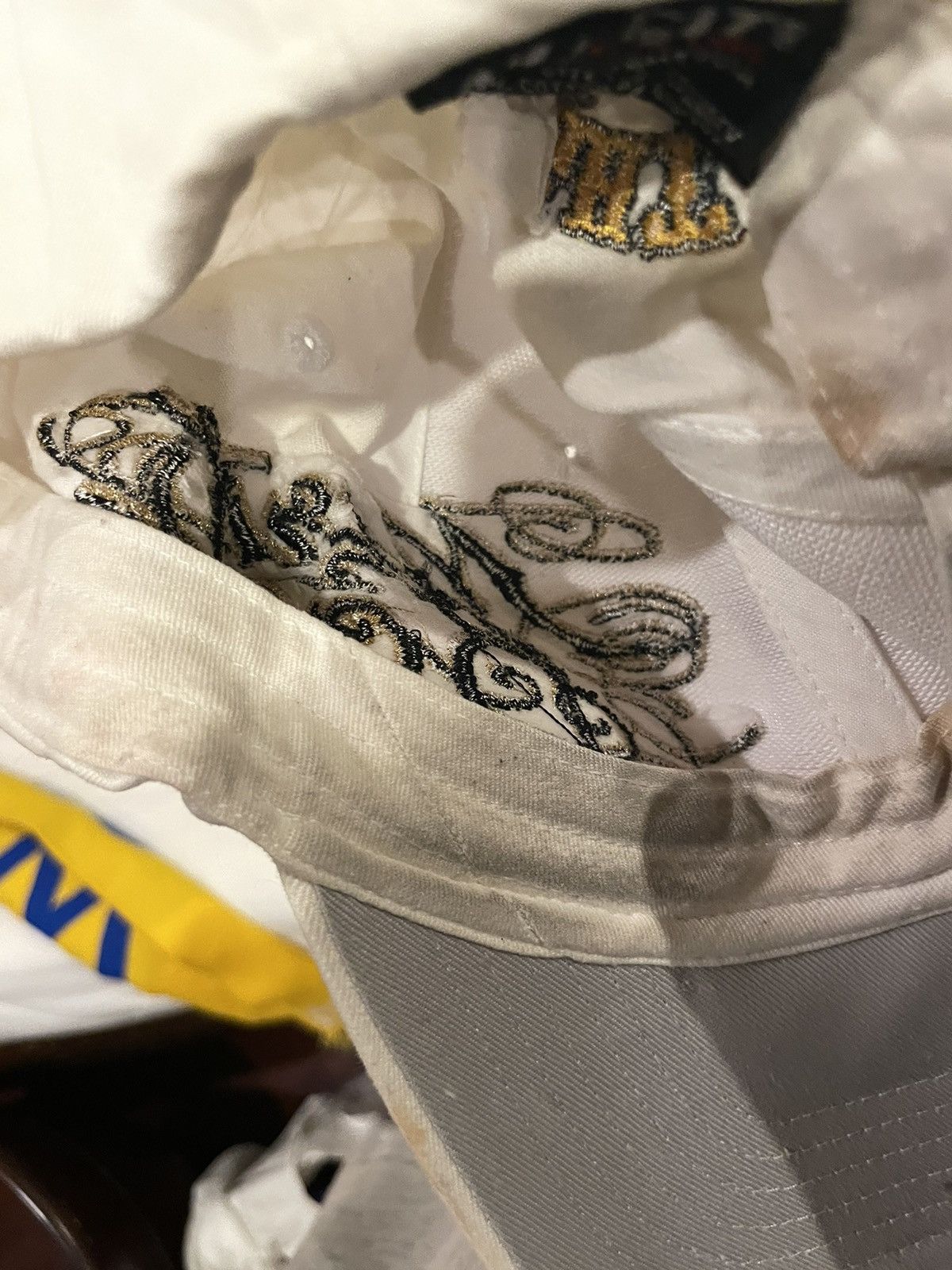 Vintage 2000s "Mario Barth" Designer Las Vegas Tattoo Shop Hat Size ONE SIZE - 5 Thumbnail