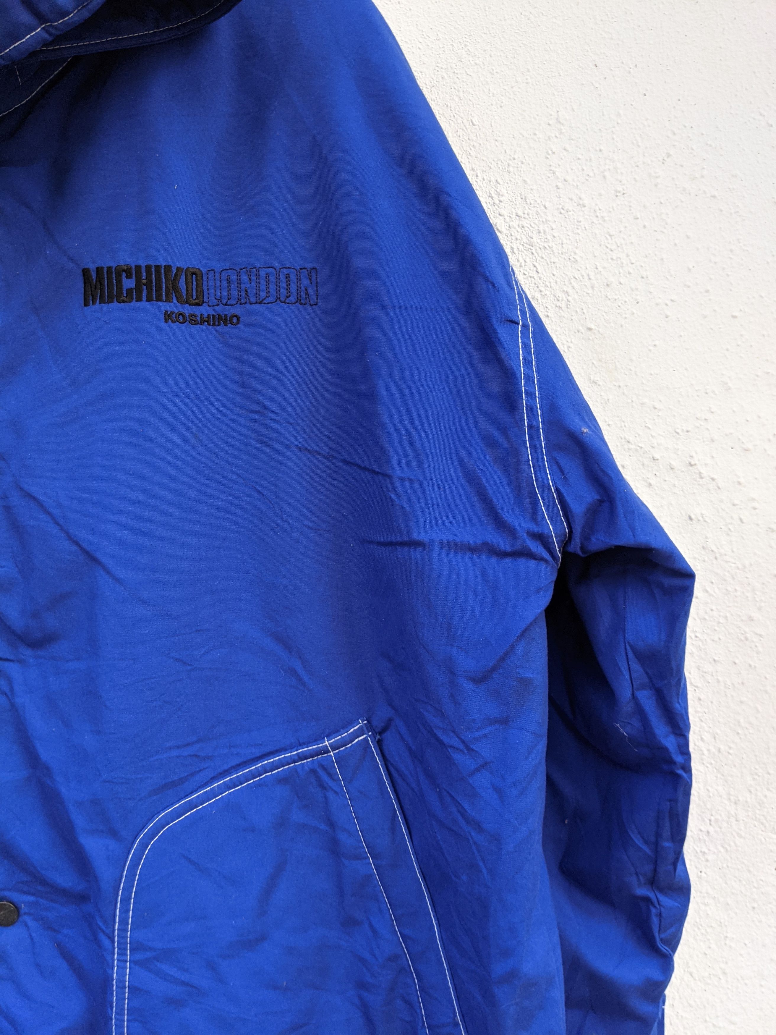 Michiko Koshino MICHIKO KOSHINO LONDON BIG LOGO PARKA Size US L / EU 52-54 / 3 - 6 Thumbnail