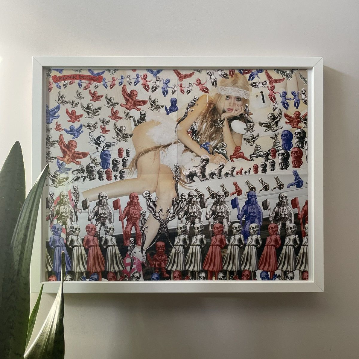 image of Chrome Hearts X Joe Foti Poster in White, Men's