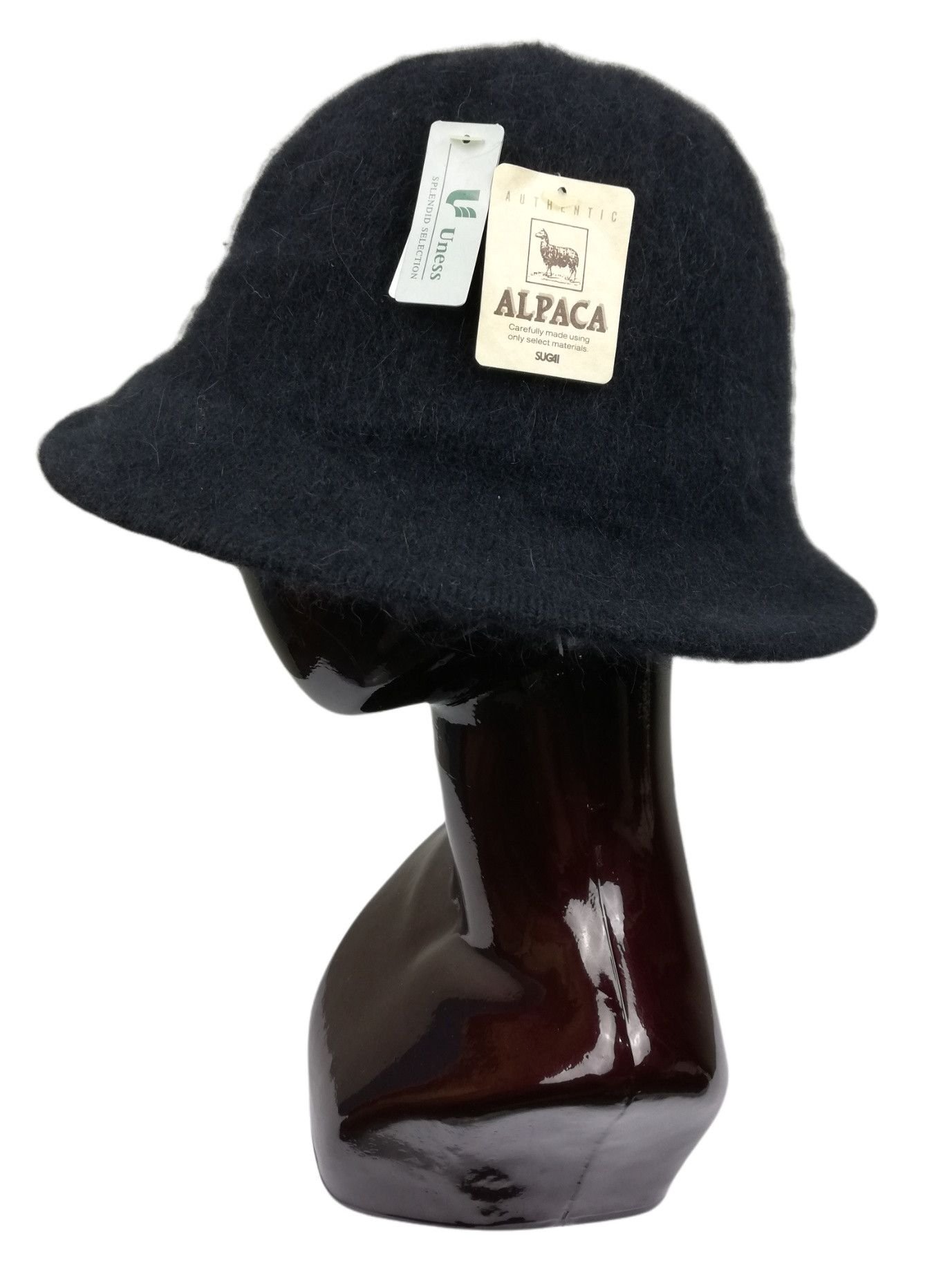Handmade 🔥SUGAI ALPACA Furgora Genuine Angora Rabbit Fur Bucket Hat Size ONE SIZE - 3 Thumbnail