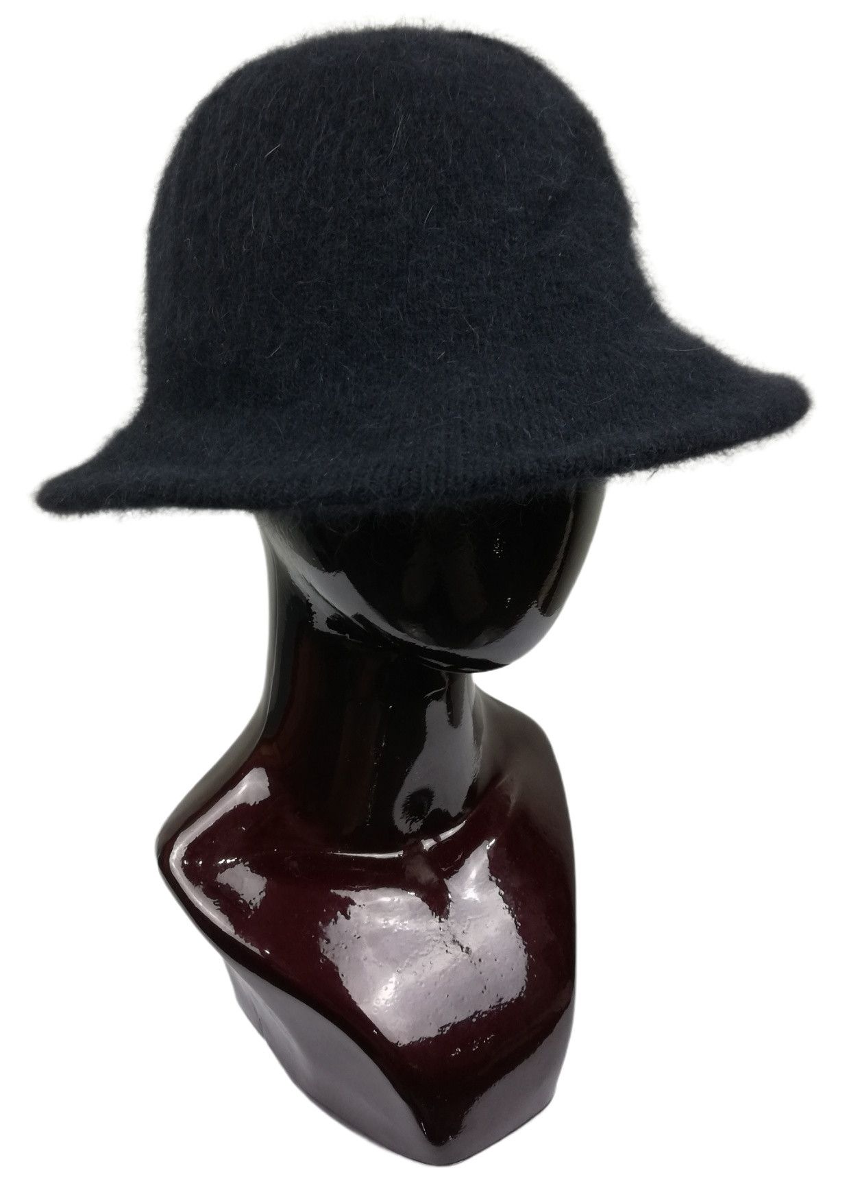 Handmade 🔥SUGAI ALPACA Furgora Genuine Angora Rabbit Fur Bucket Hat Size ONE SIZE - 8 Thumbnail