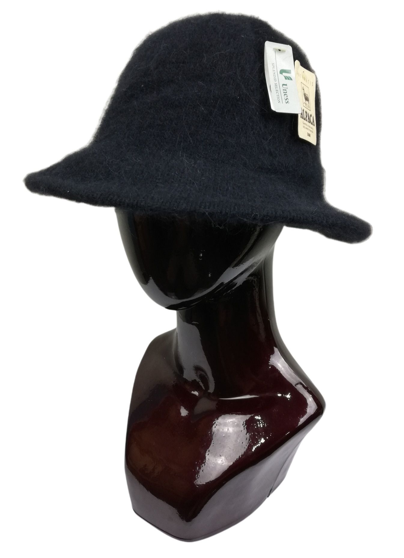 Handmade 🔥SUGAI ALPACA Furgora Genuine Angora Rabbit Fur Bucket Hat Size ONE SIZE - 2 Thumbnail