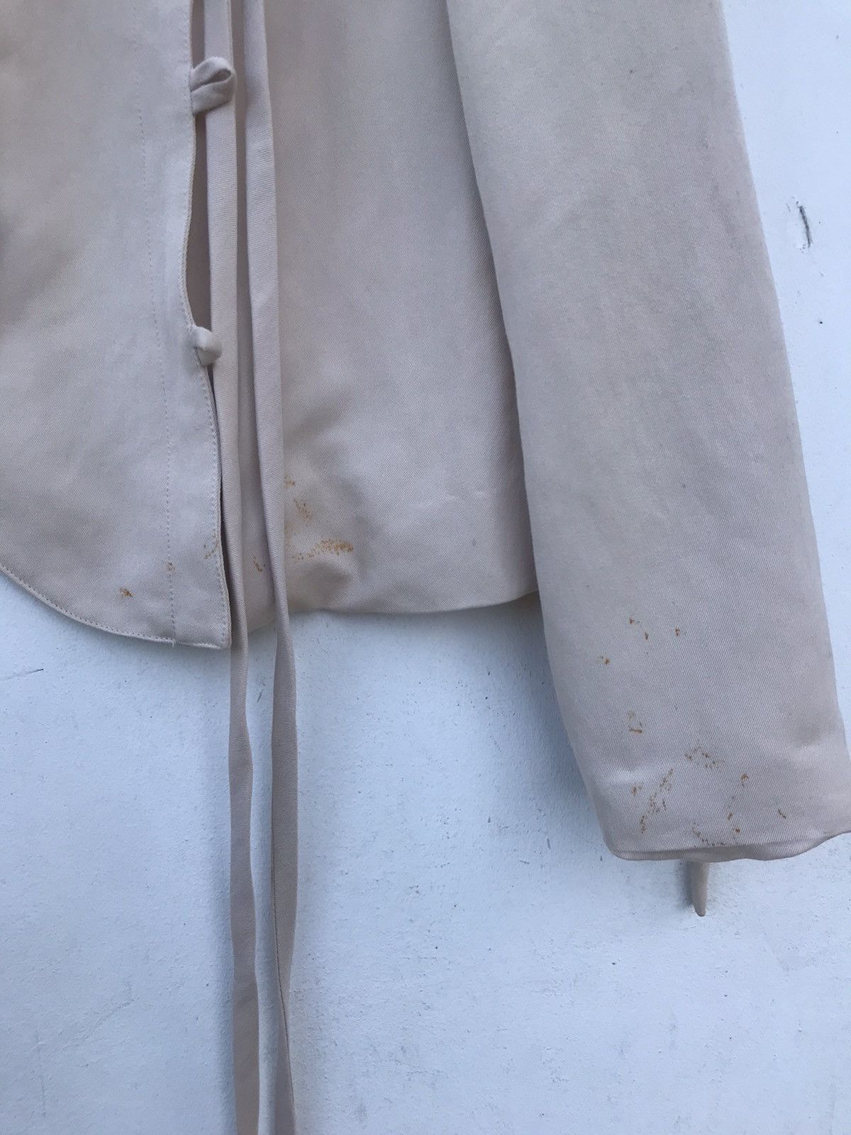 Issey Miyake Vintage I.S. Issey Miyake Cropped Lace-Up Corset Jacket Size S / US 4 / IT 40 - 8 Thumbnail
