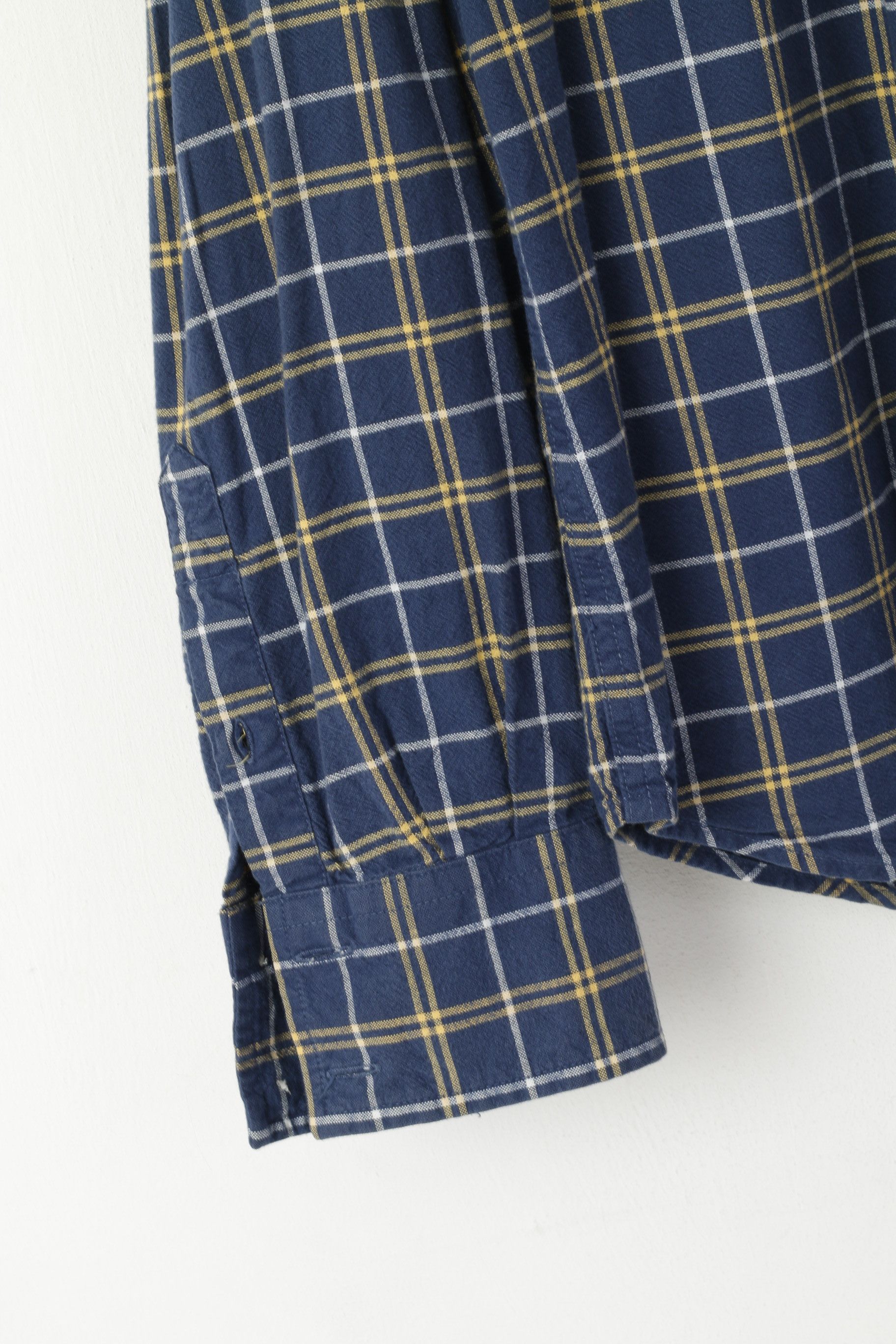 Superdry Superdry Men XXL (XL) Casual Shirt Navy Check Top 6301 Size US XXL / EU 58 / 5 - 4 Thumbnail