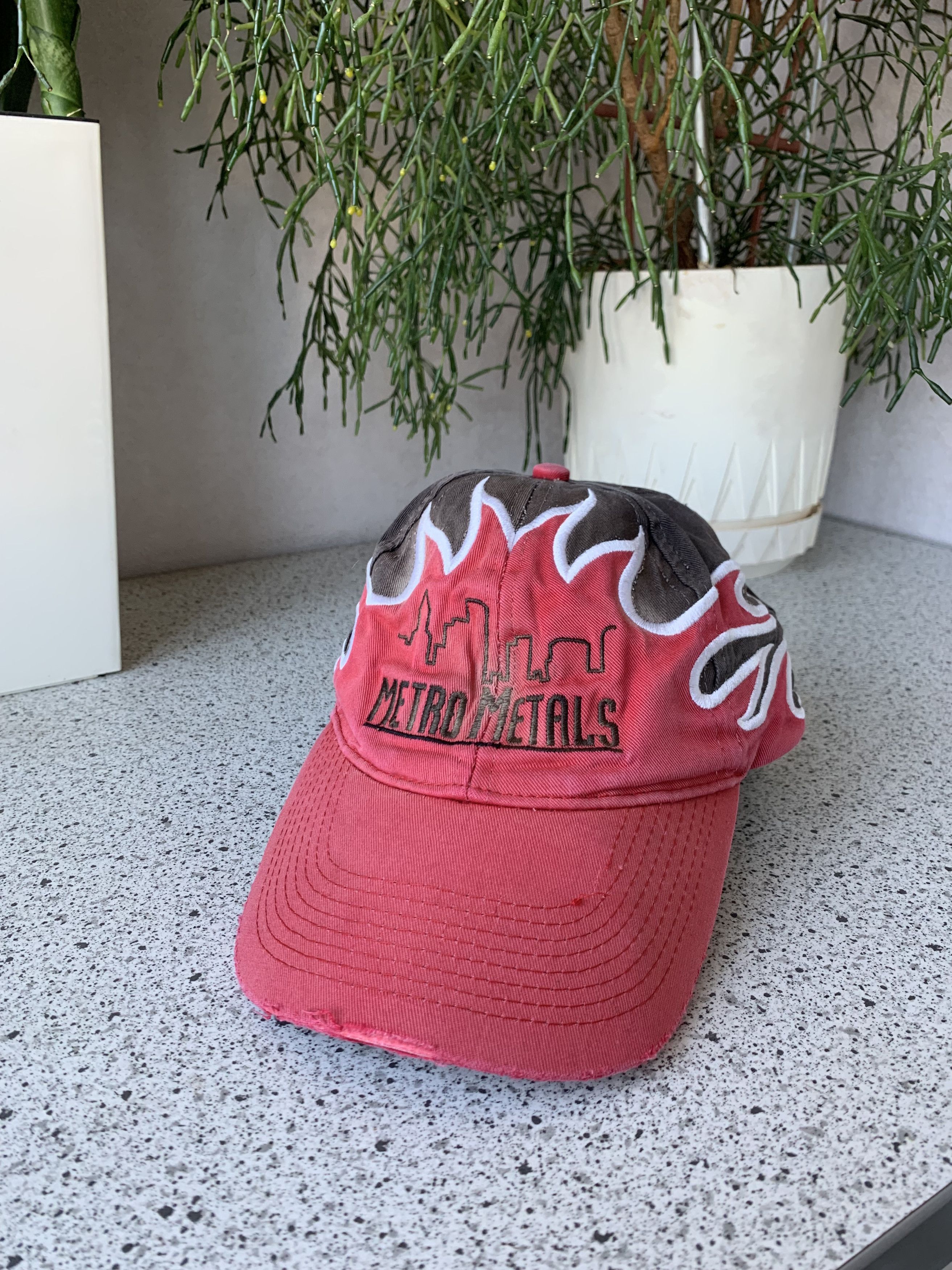 Vintage Flames Cap Metro Metals