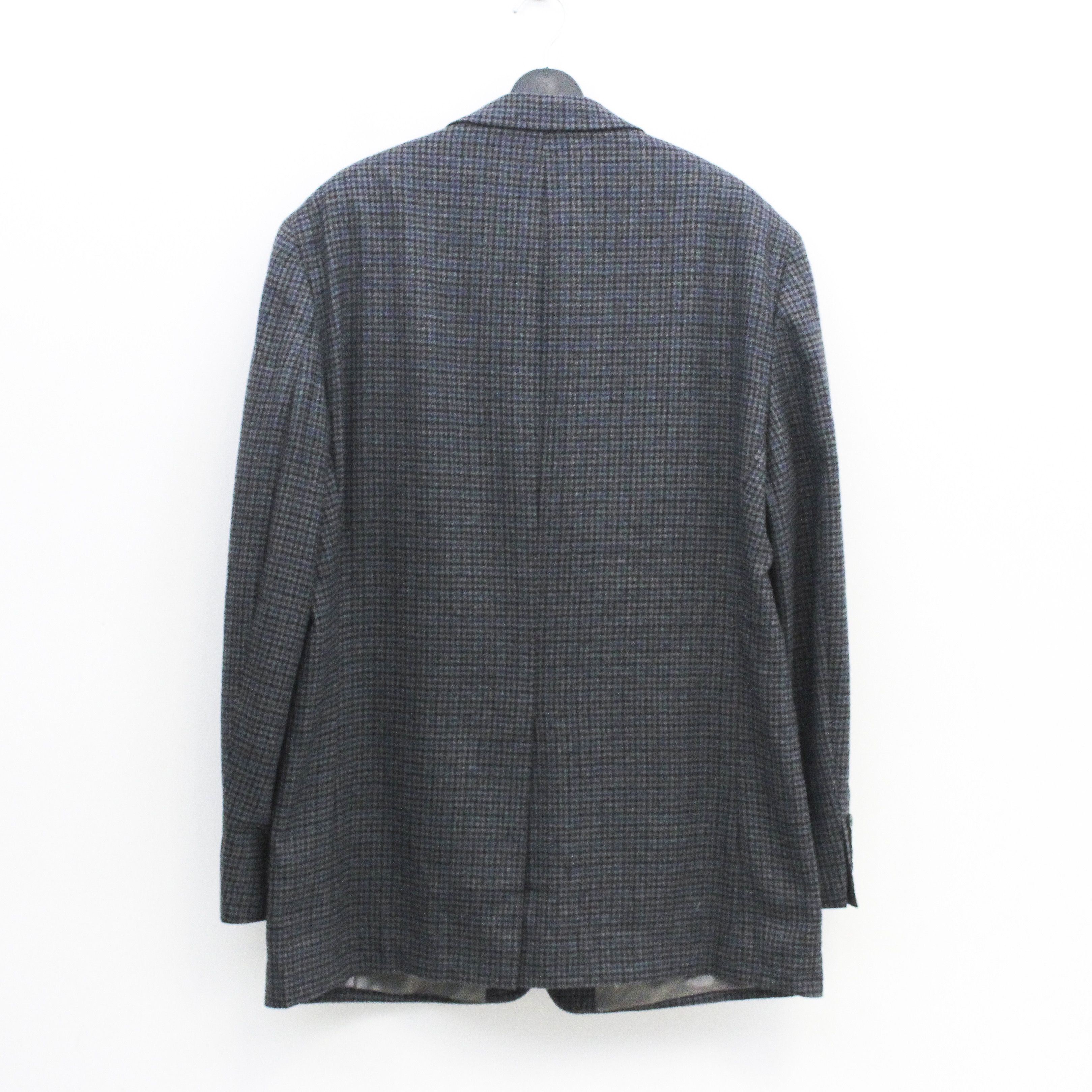 Chaps CHAPS New Wool Blazer Houndstooth Tweed Coat Jacket EU 52 Size 42R - 5 Thumbnail