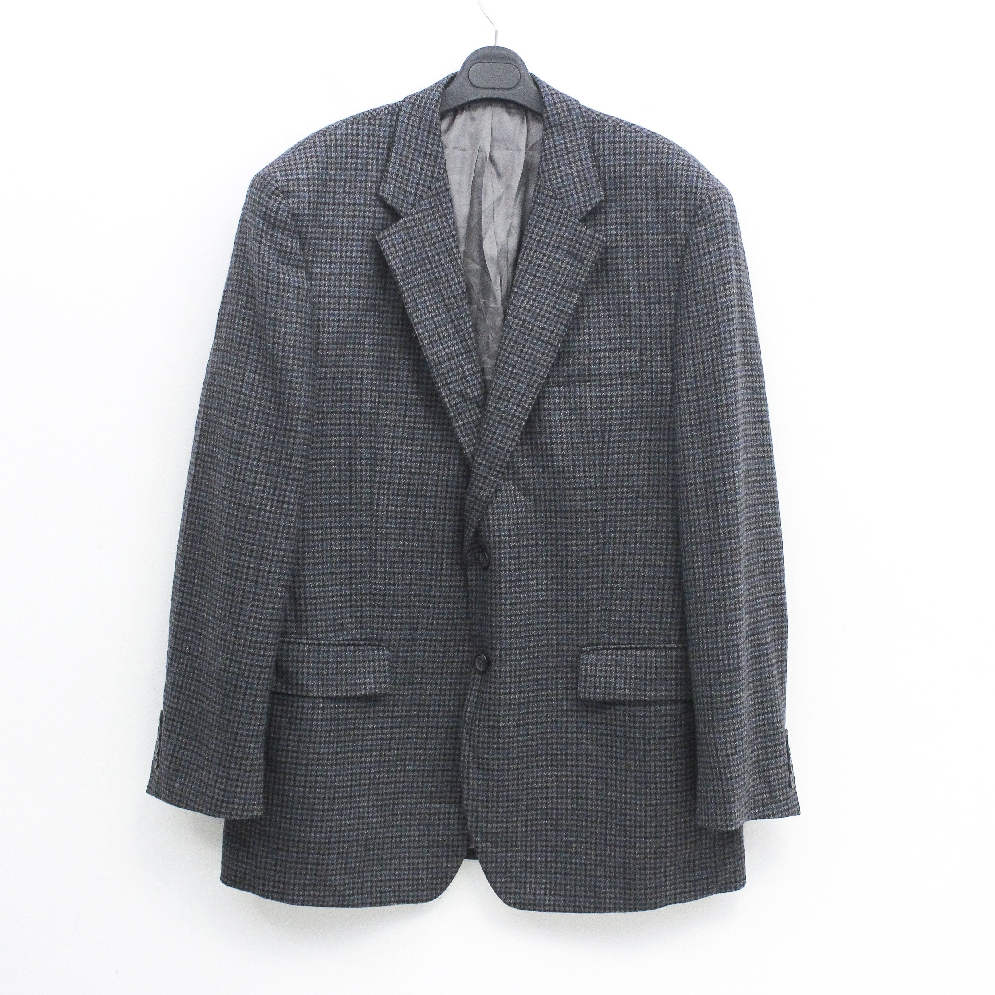 Chaps CHAPS New Wool Blazer Houndstooth Tweed Coat Jacket EU 52 Size 42R - 1 Thumbnail