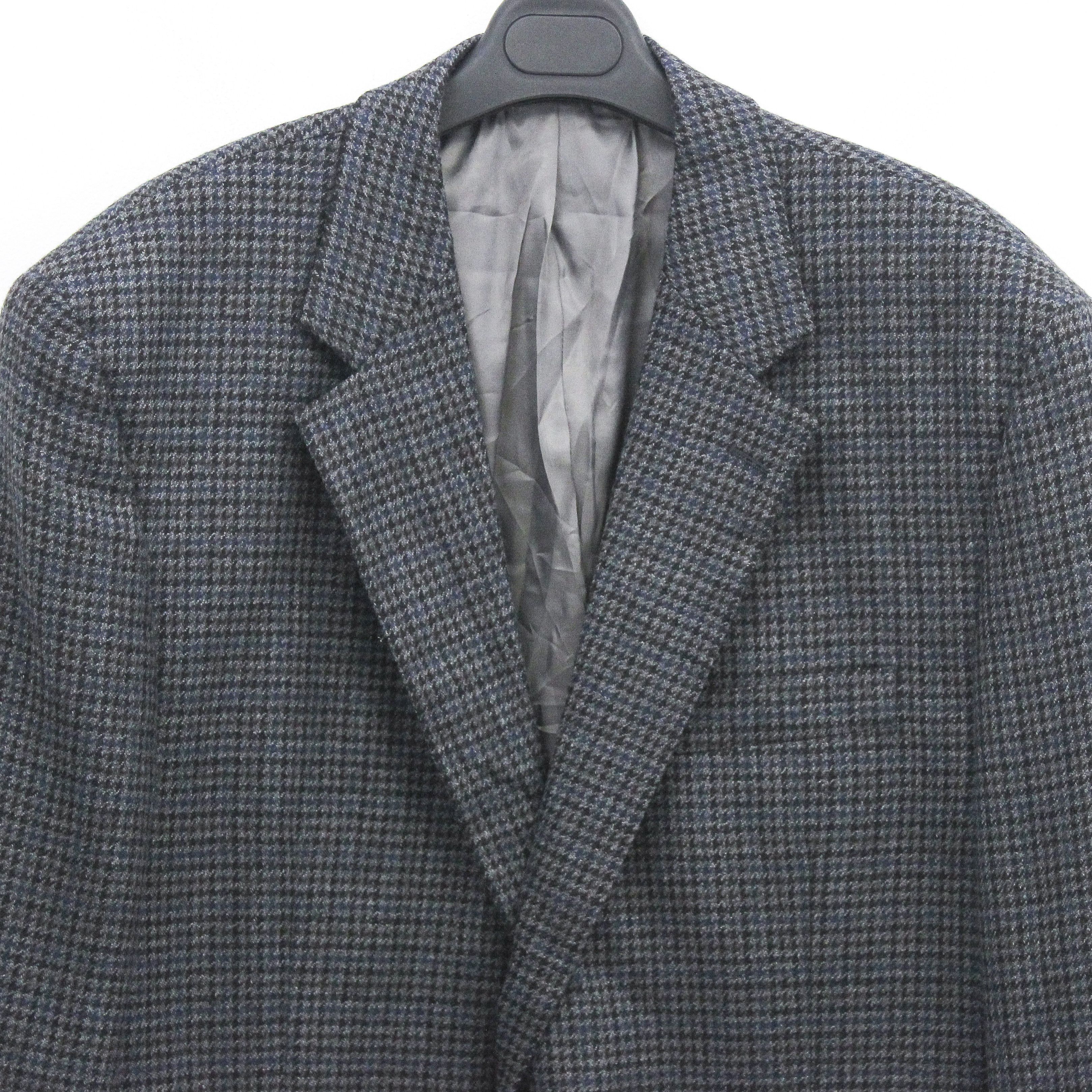 Chaps CHAPS New Wool Blazer Houndstooth Tweed Coat Jacket EU 52 Size 42R - 4 Thumbnail