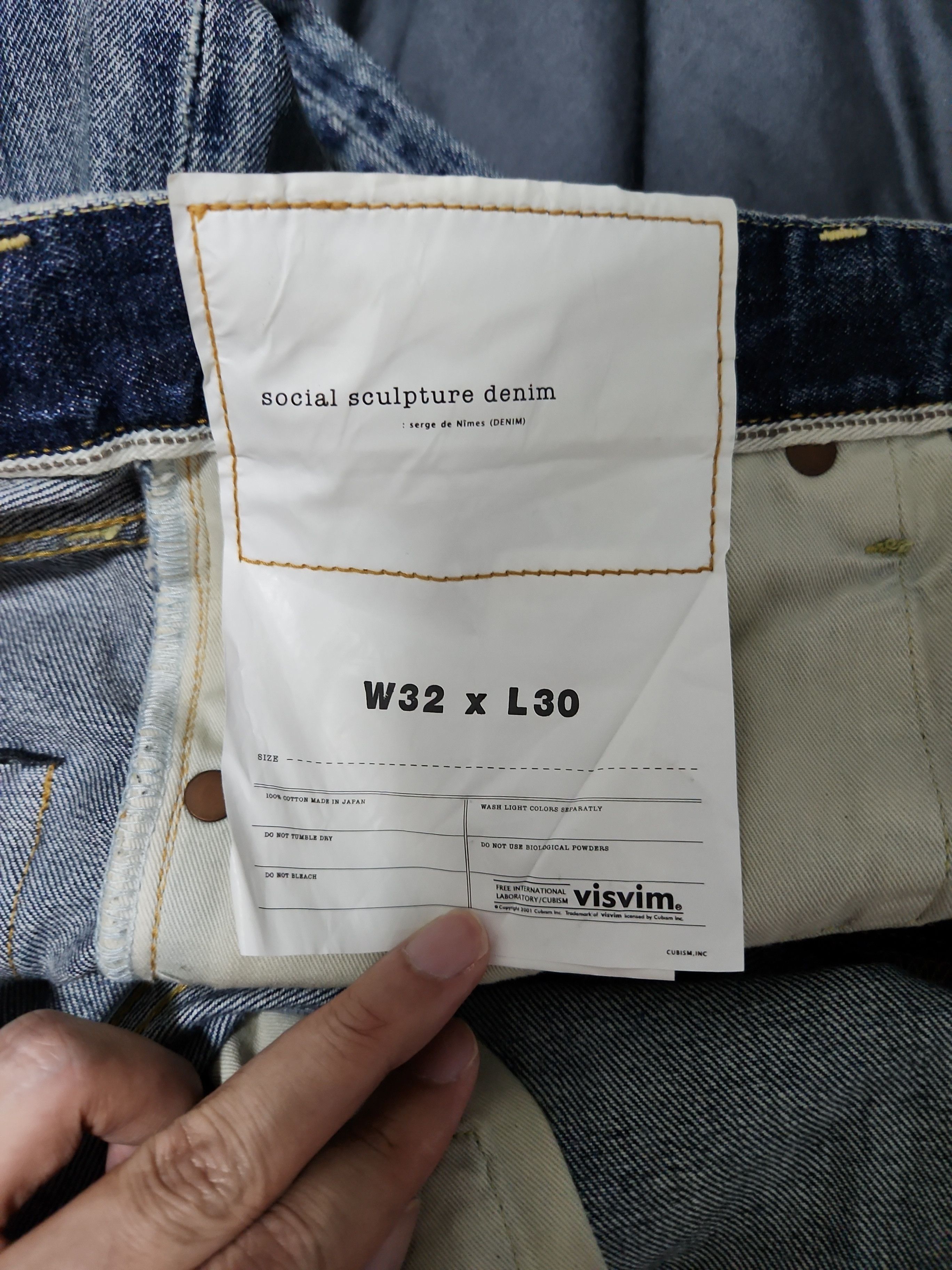 visvim social sculpture denim 01.2D17
