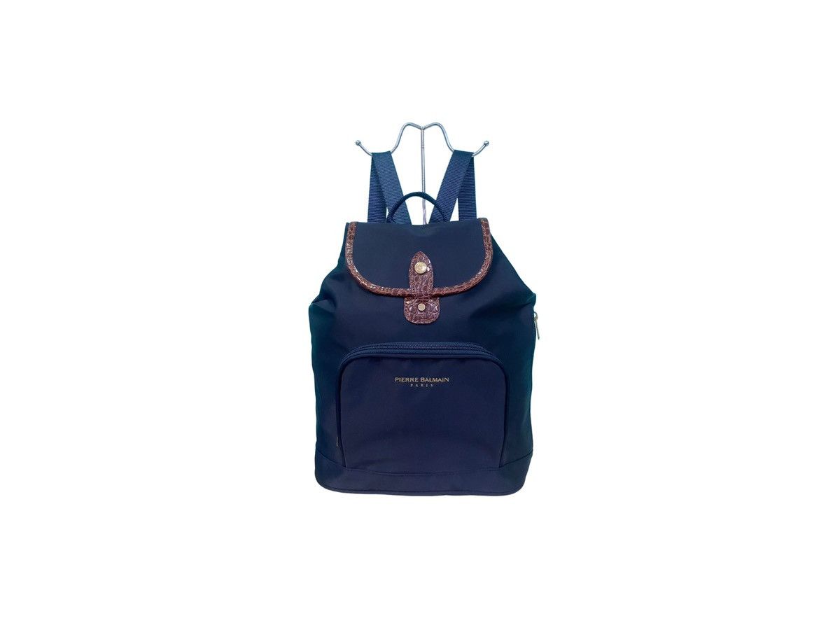 Vintage VINTAGE PIERE BALMAIN BACKPACK Size ONE SIZE - 1 Thumbnail