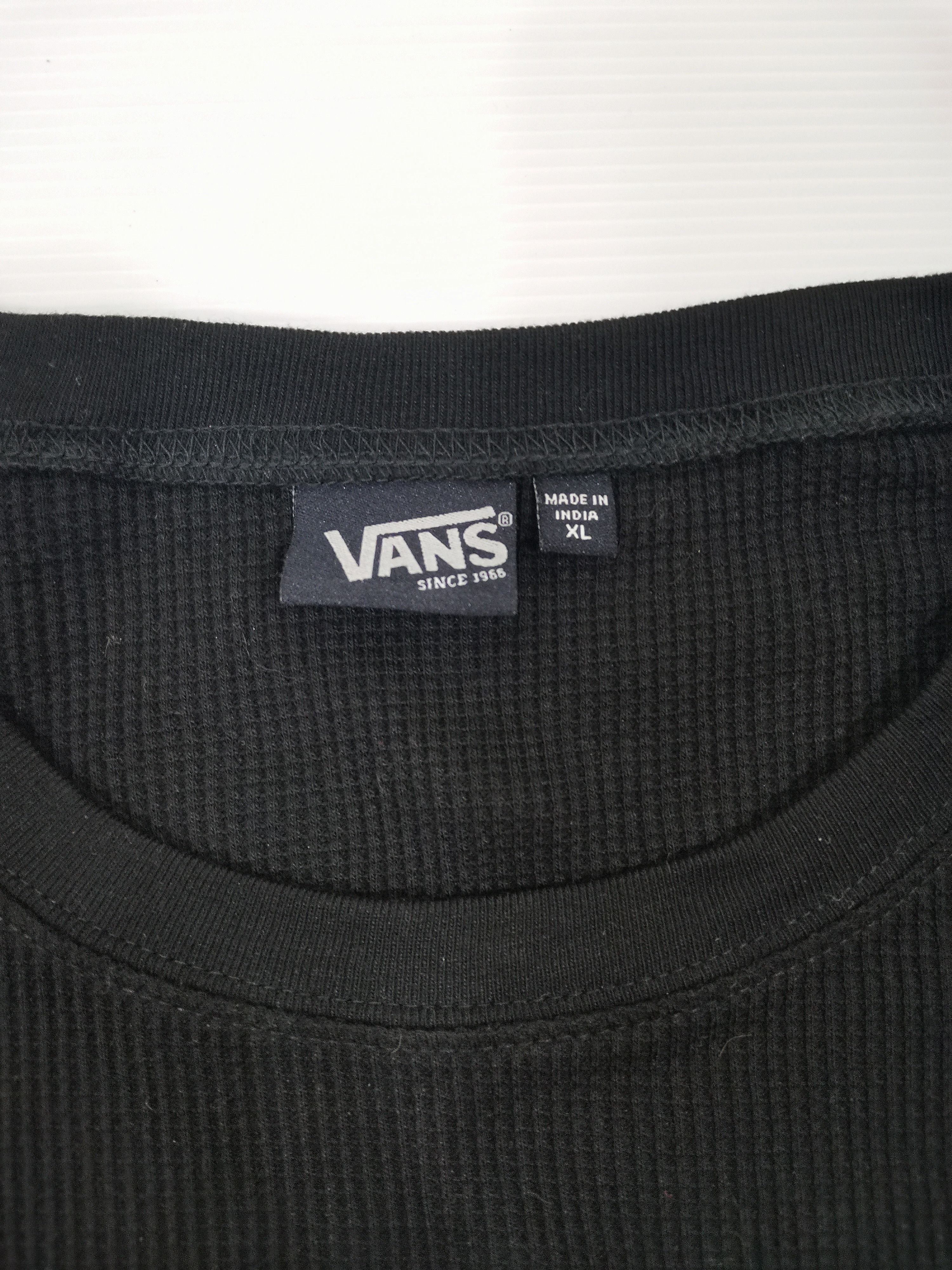 Vans Vans Black Long Sleeve Size US XL / EU 56 / 4 - 4 Thumbnail