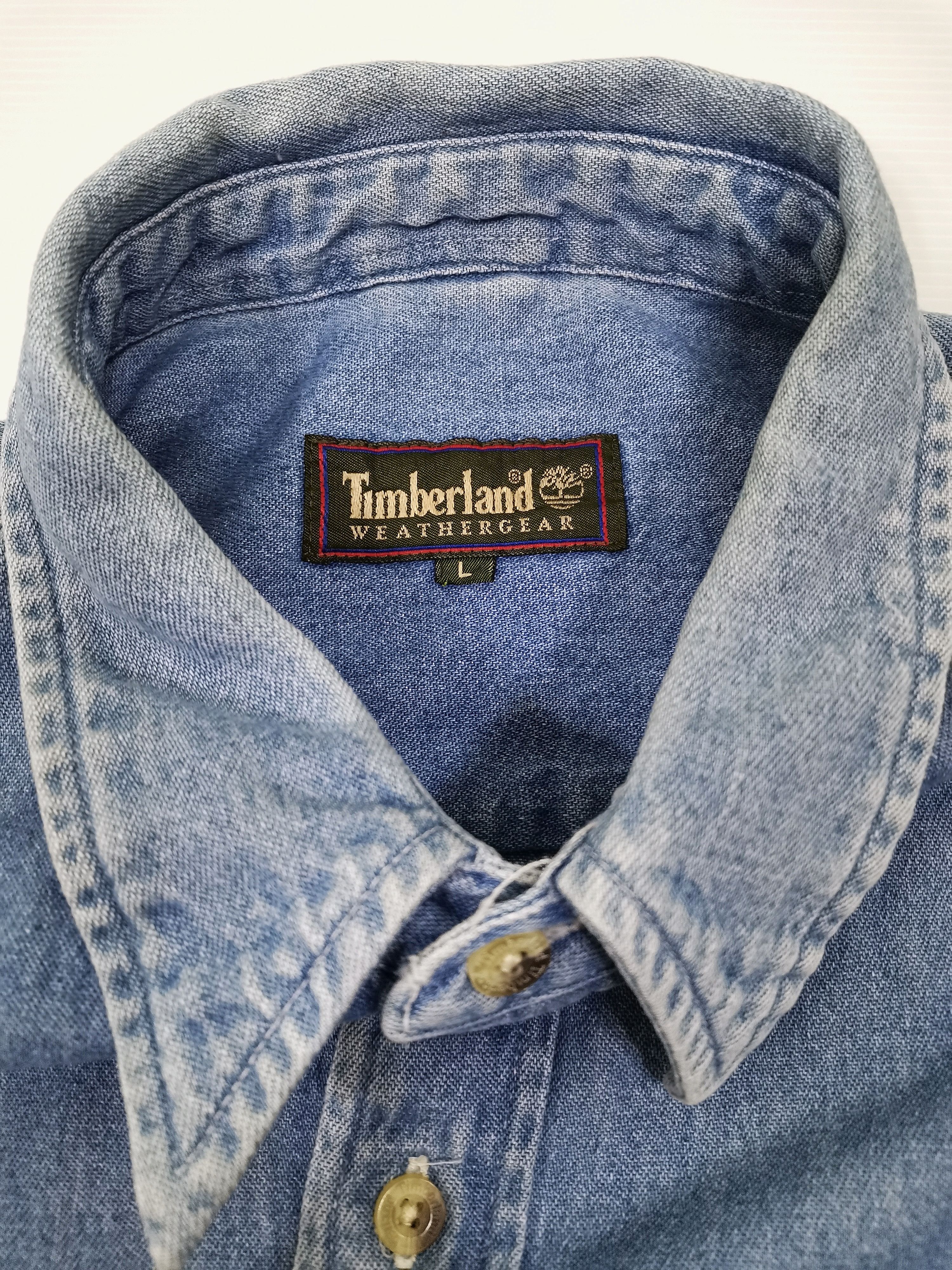 Timberland Timberland Long Sleeve Denim Shirt Size US L / EU 52-54 / 3 - 4 Thumbnail