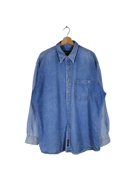 Timberland Timberland Long Sleeve Denim Shirt Size US L / EU 52-54 / 3 - 2 Thumbnail