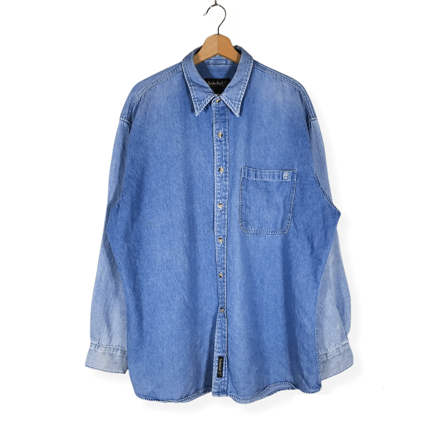 Timberland Timberland Long Sleeve Denim Shirt Size US L / EU 52-54 / 3 - 1 Thumbnail