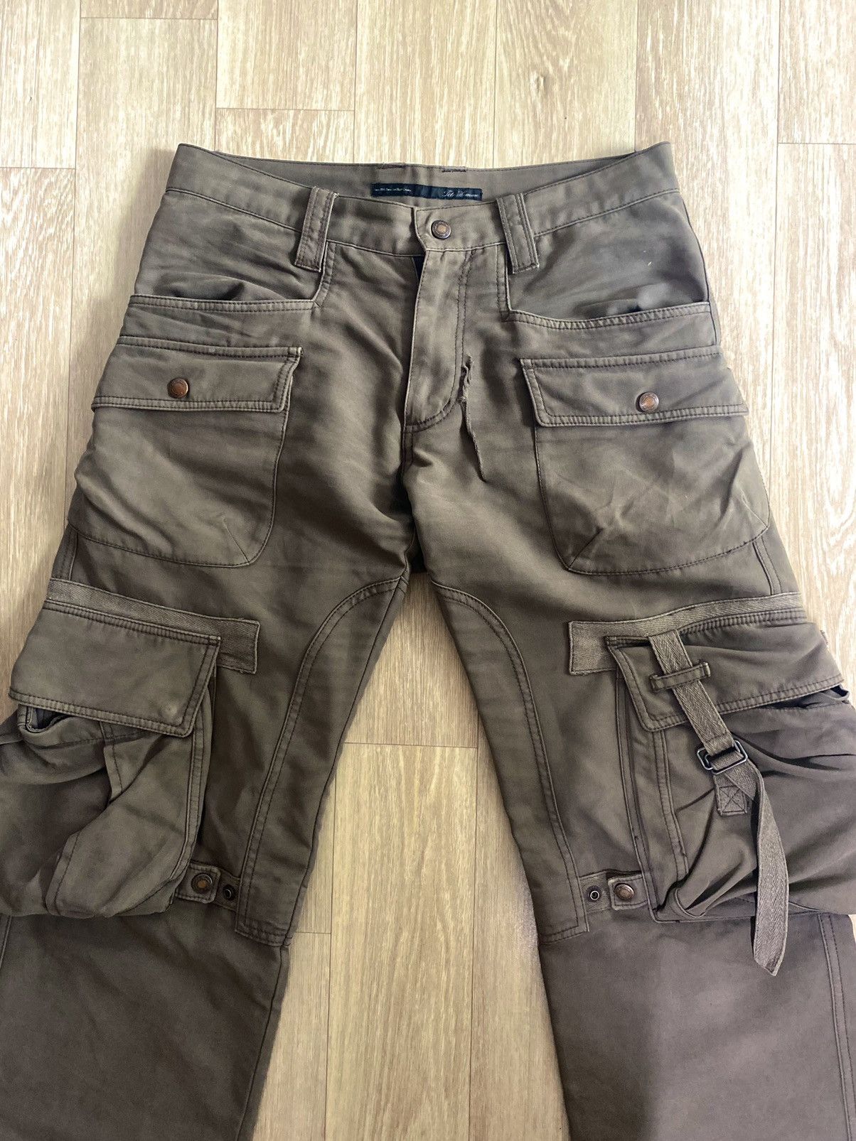 archive TETE HOMME Bondage Cargo Pants