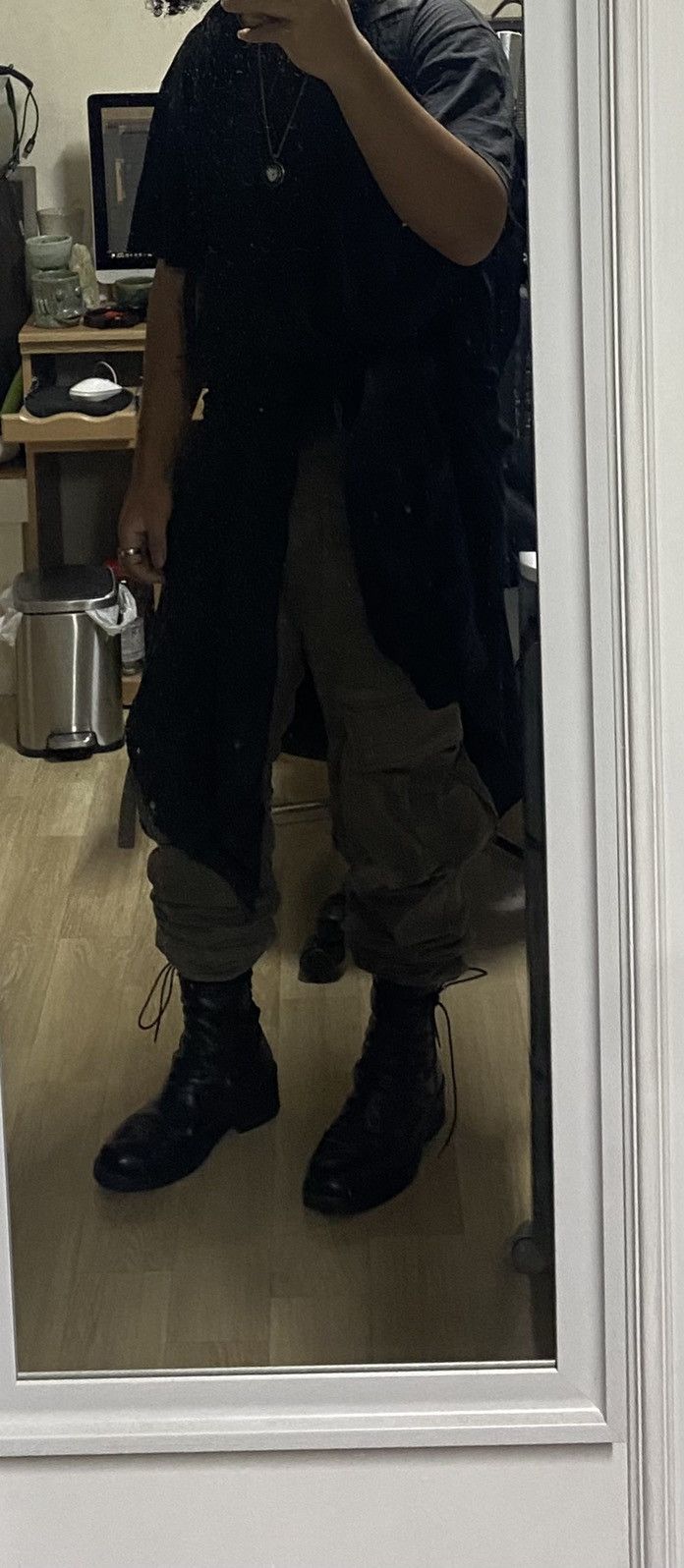 Japanese Brand Vintage Archive Issey Miyake/Tete Homme Bondage Cargo Pants Size US 29 - 7 Thumbnail