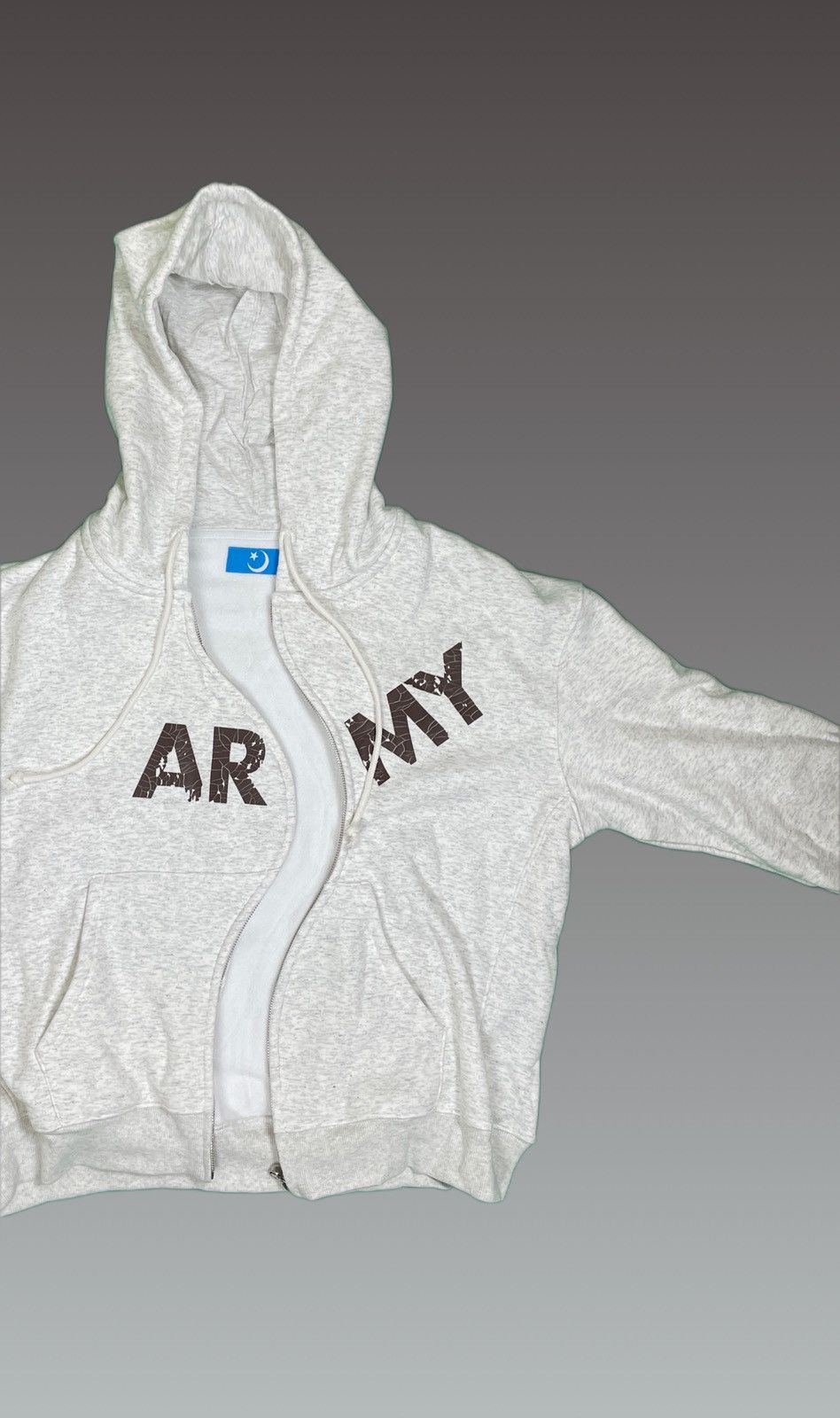 Designer Curved Zip Hoodie Shadyattire Size US XL / EU 56 / 4 - 3 Thumbnail