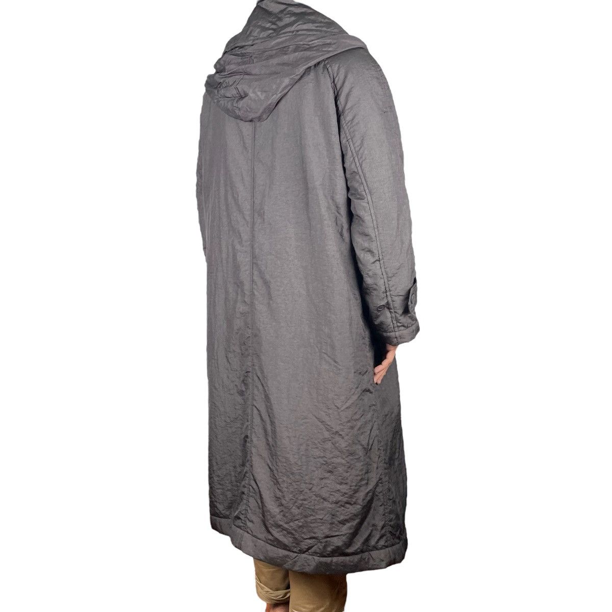 Issey Miyake 🔥80s WINDCOAT ISSEY MIYAKE OVERCOAT HOODIE JACKET Size US M / EU 48-50 / 2 - 2 Thumbnail