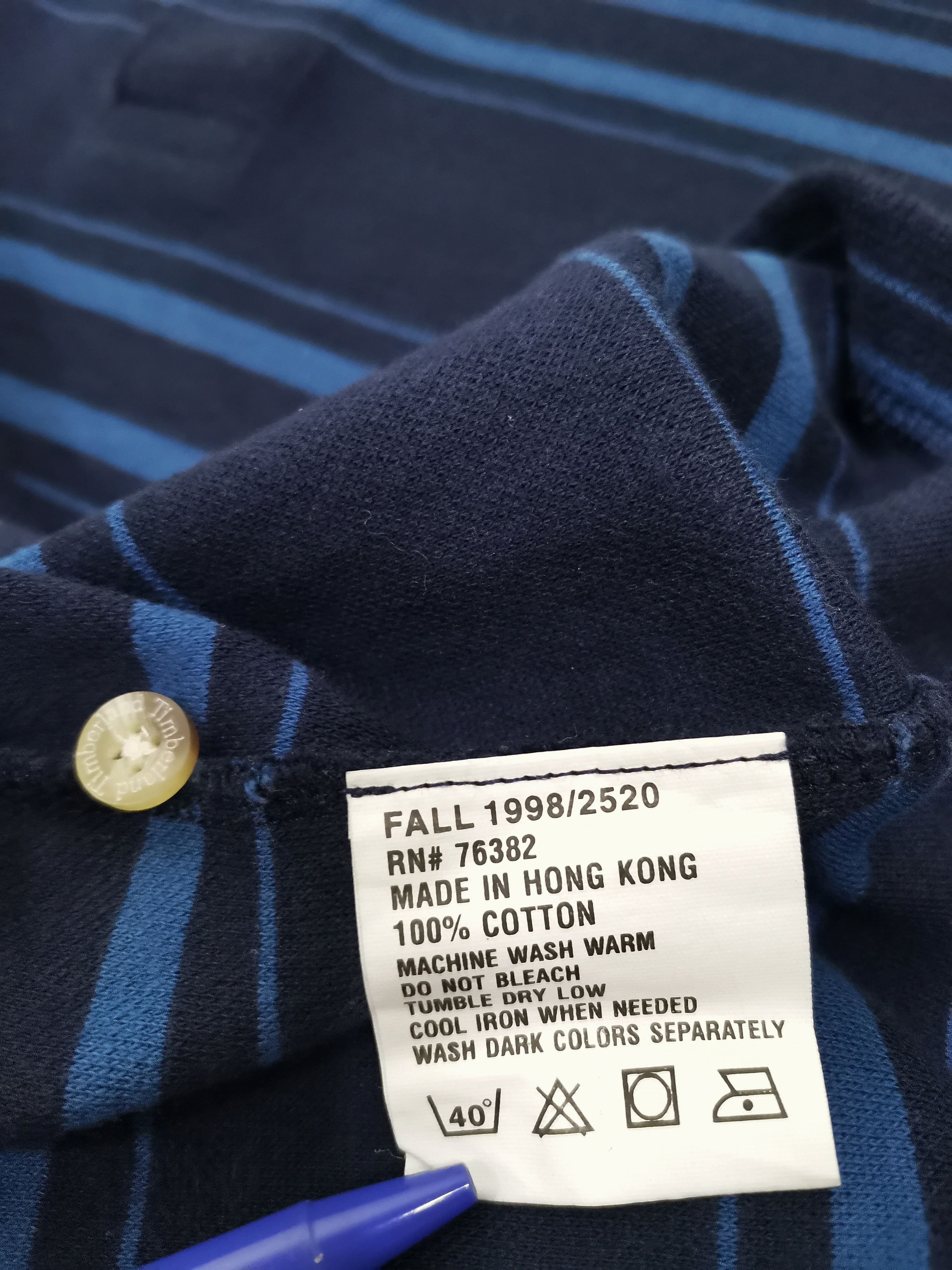 Timberland Timberland Striped Long Sleeve Polo Shirt Size US L / EU 52-54 / 3 - 5 Thumbnail