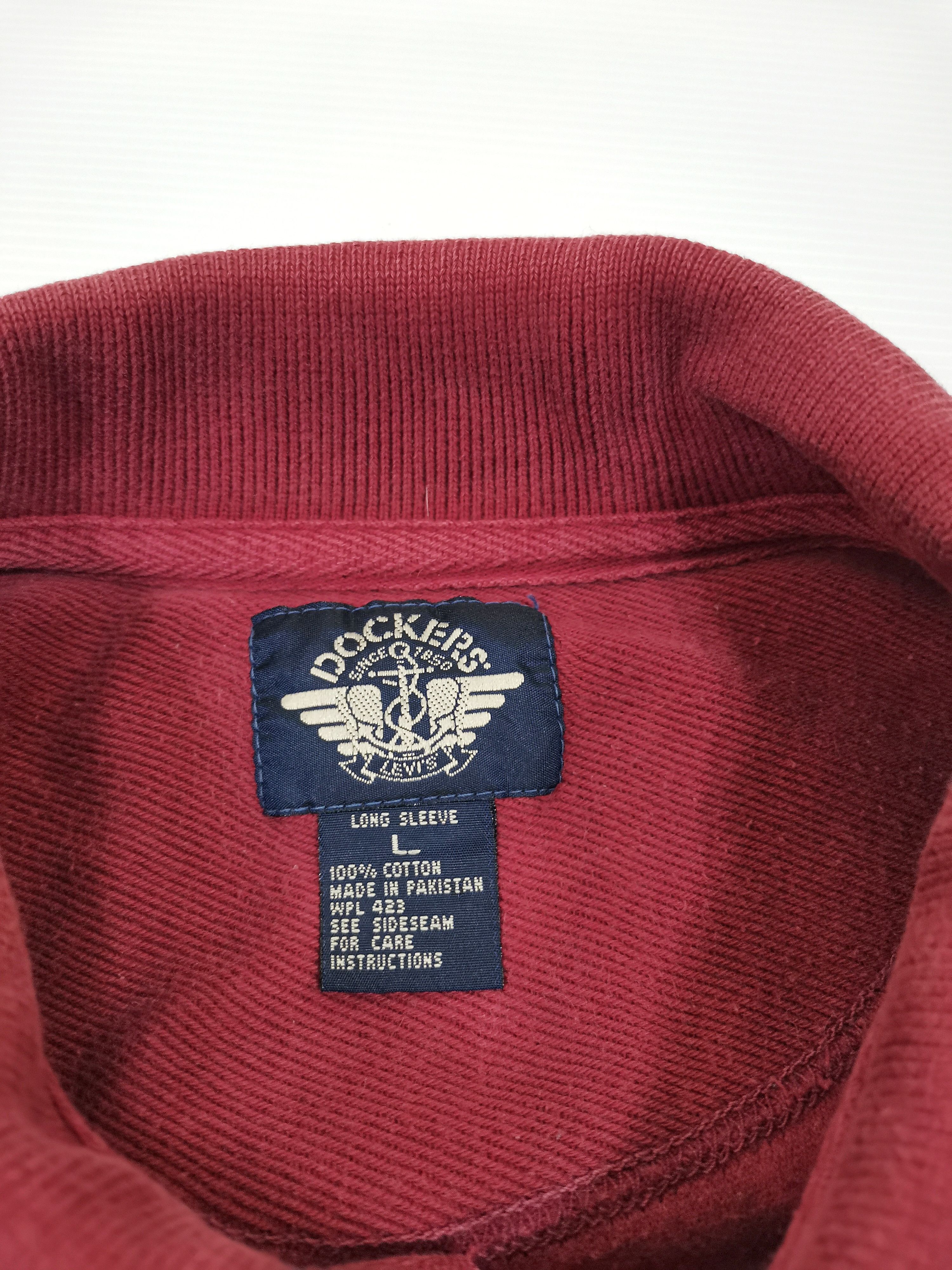 Dockers Dockers Long Sleeve Polo Shirt Size US L / EU 52-54 / 3 - 5 Thumbnail