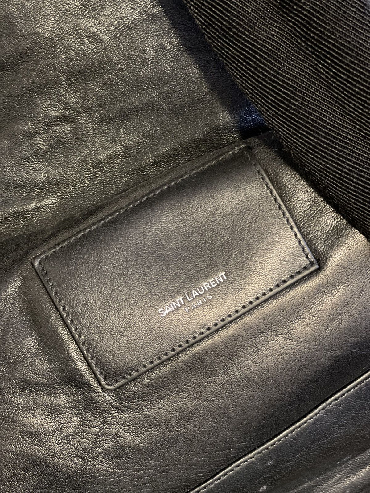 Hedi Slimane rare ysl slp saint laurent leather backpack hedi goat soft Size ONE SIZE - 4 Thumbnail