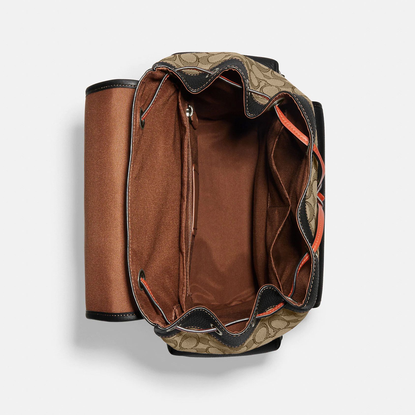 バッグ COACH Buy Coach West Pack Bag In Signature Canvas In Charcoal