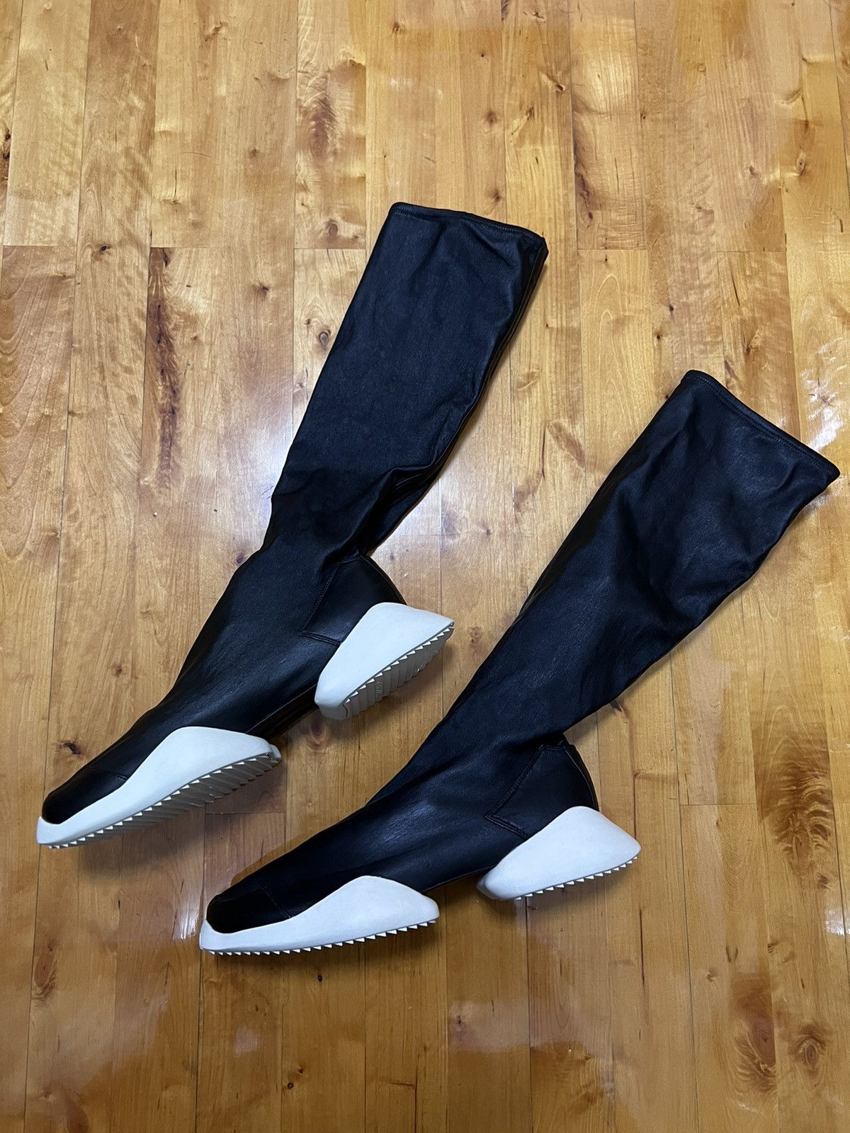 Adidas × Rick Owens Rick owens adidas runner stretch boots sz uk12 Size US 14 / EU 47 - 1 Thumbnail
