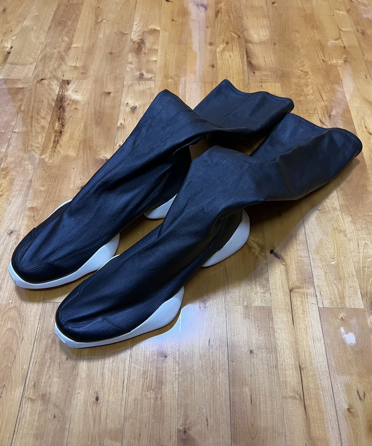 Adidas × Rick Owens Rick owens adidas runner stretch boots sz uk12 Size US 14 / EU 47 - 2 Thumbnail