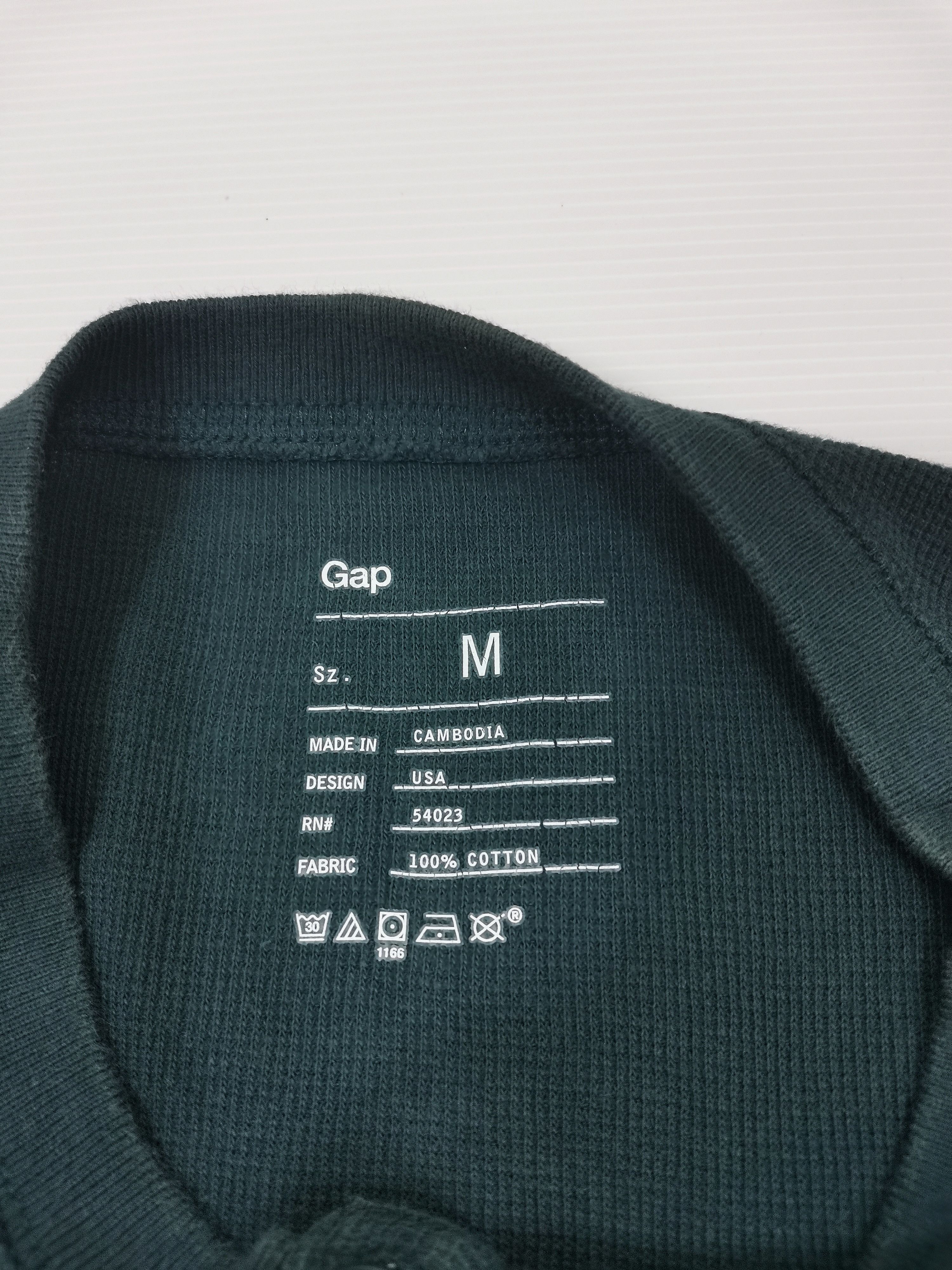 Gap GAP Long Sleeve Shirt Jumper Size US M / EU 48-50 / 2 - 6 Thumbnail