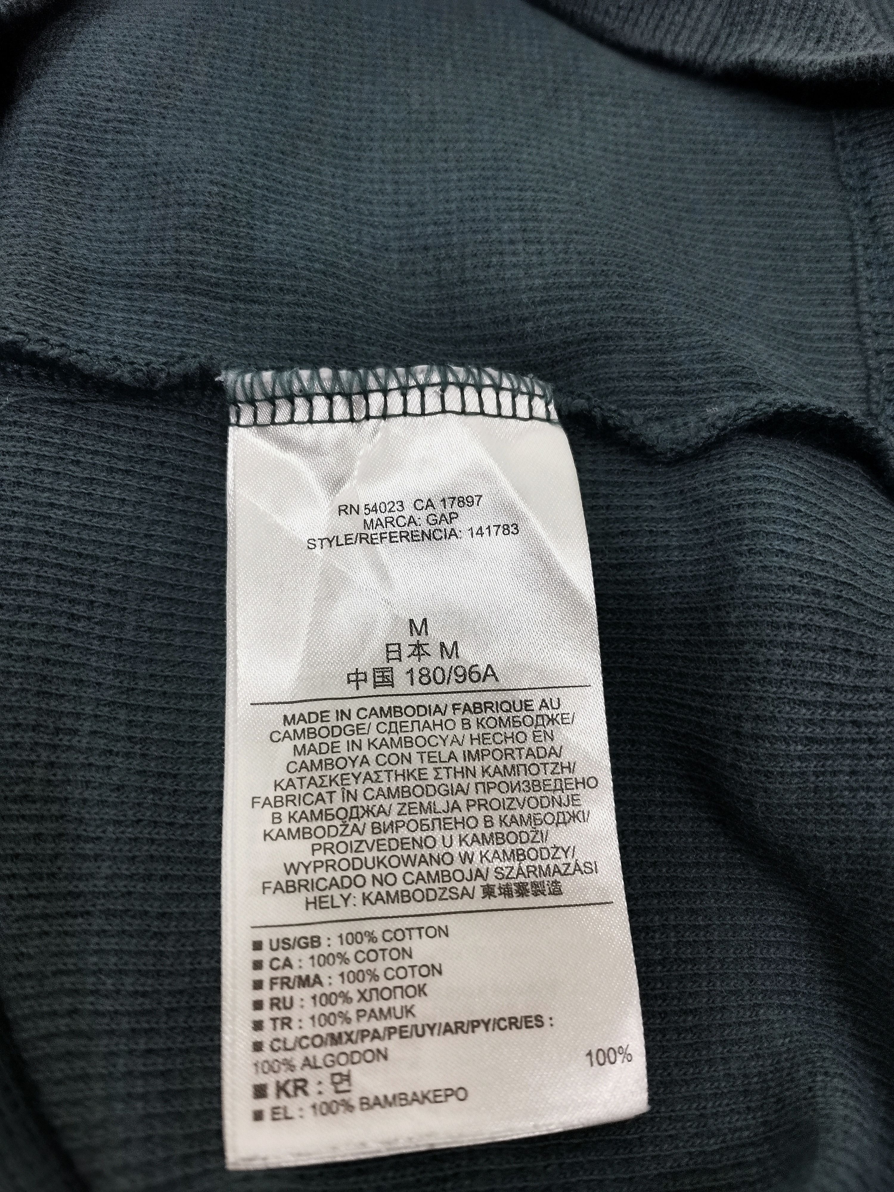 Gap GAP Long Sleeve Shirt Jumper Size US M / EU 48-50 / 2 - 5 Thumbnail