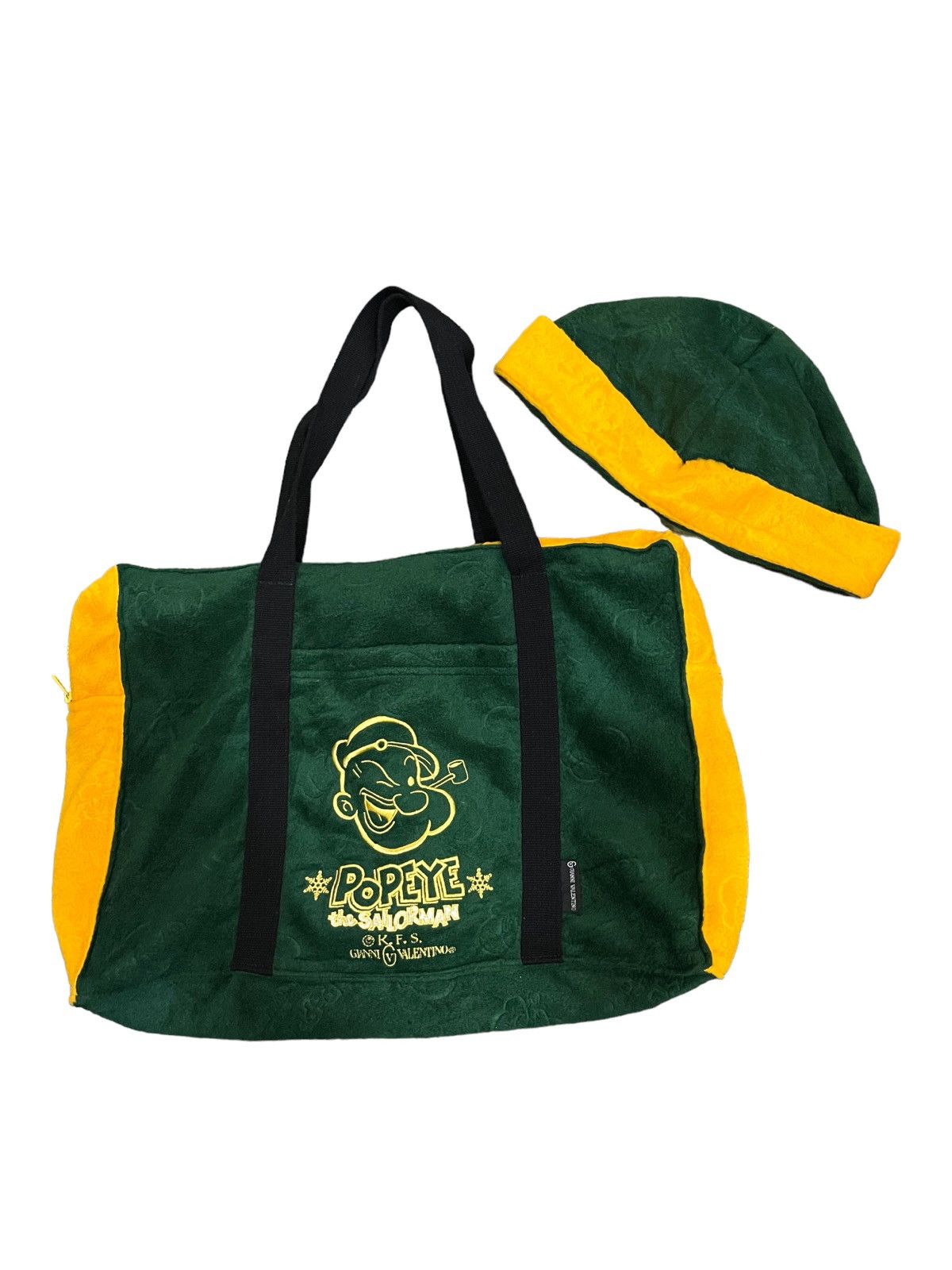 Gianni Valentino RARE💥GIANNI VALENTINO x POPEYE Fleece Beanie & Shoulder Bag Size ONE SIZE - 1 Thumbnail
