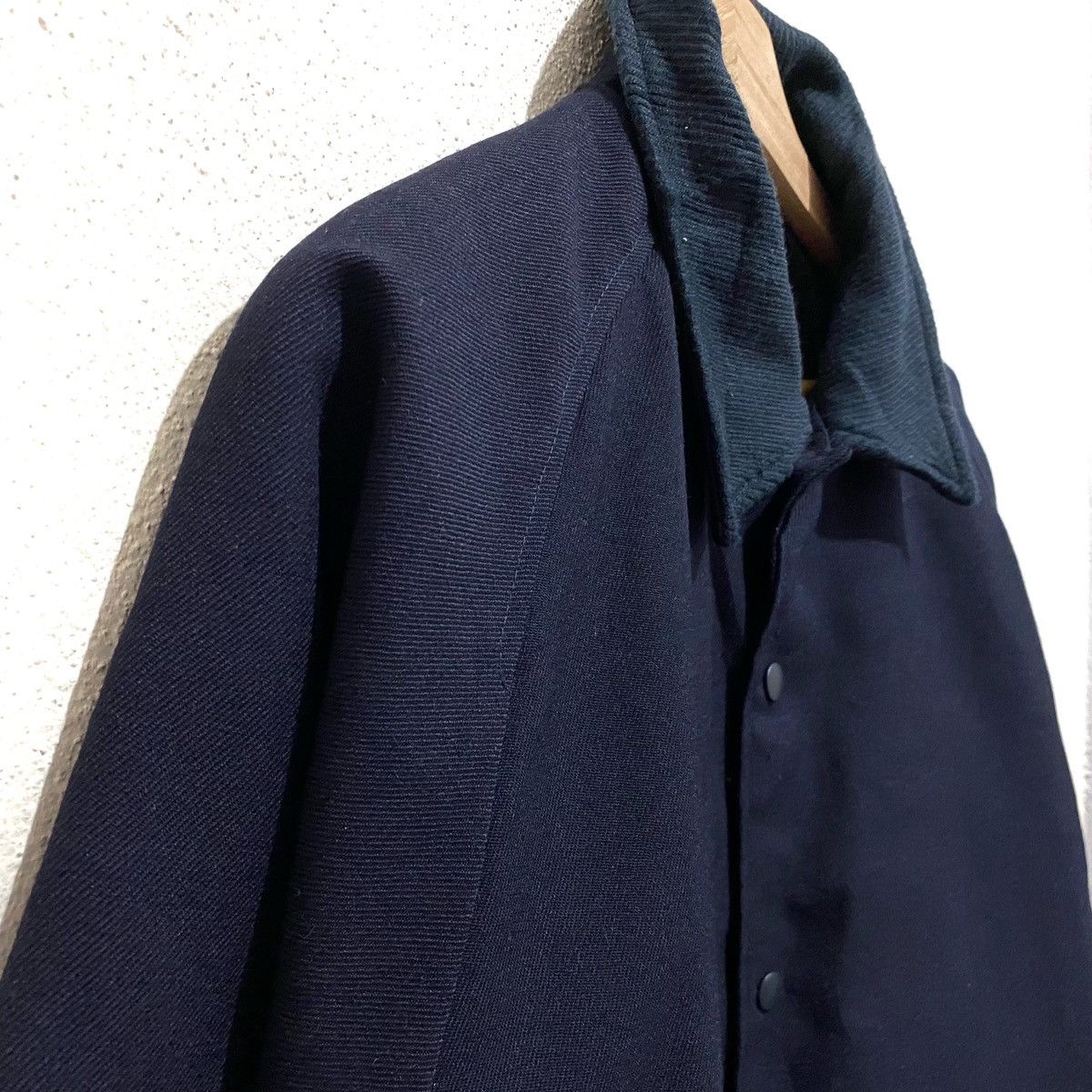 New Era × Yohji Yamamoto New 🔥 YohJi YAMAMOTO x NEW ERA Versity Jacket Cotton Size US L / EU 52-54 / 3 - 2 Thumbnail