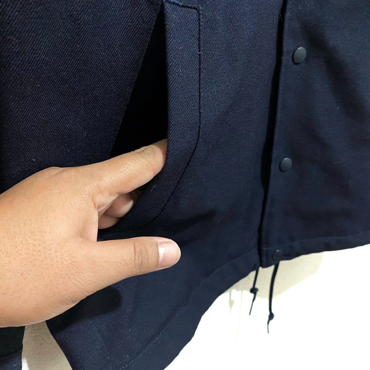 New Era × Yohji Yamamoto New 🔥 YohJi YAMAMOTO x NEW ERA Versity Jacket Cotton Size US L / EU 52-54 / 3 - 5 Thumbnail