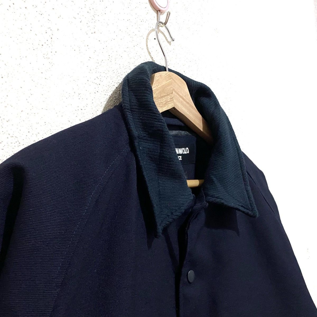 New Era × Yohji Yamamoto New 🔥 YohJi YAMAMOTO x NEW ERA Versity Jacket Cotton Size US L / EU 52-54 / 3 - 3 Thumbnail