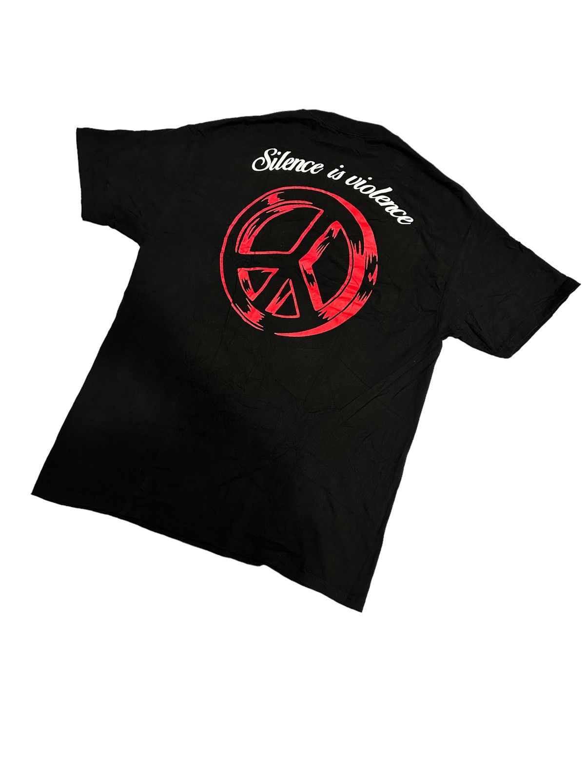 M+Rc Noir Rare M+RC NOIR “Silence Is Violence” Tshirt Size US XL / EU 56 / 4 - 2 Thumbnail