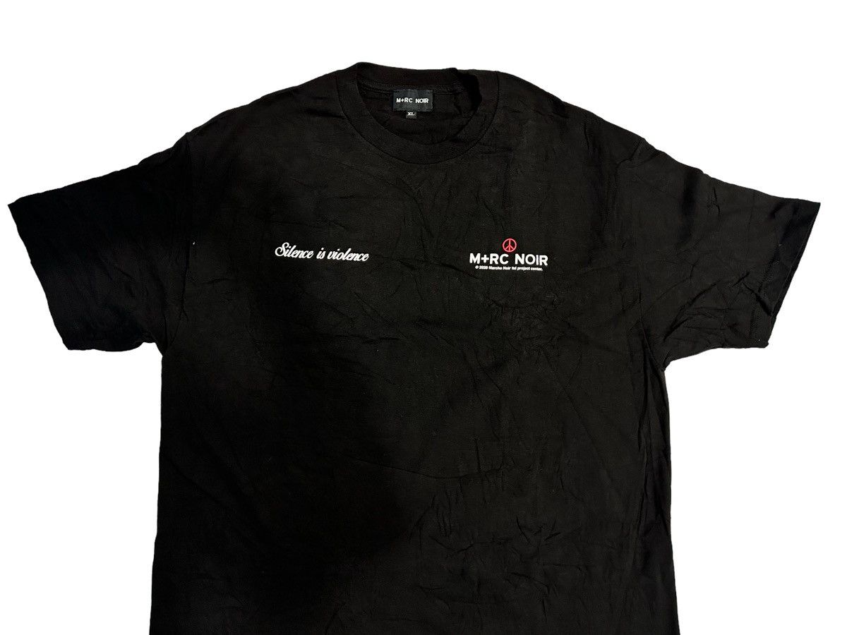 M+Rc Noir Rare M+RC NOIR “Silence Is Violence” Tshirt Size US XL / EU 56 / 4 - 6 Thumbnail
