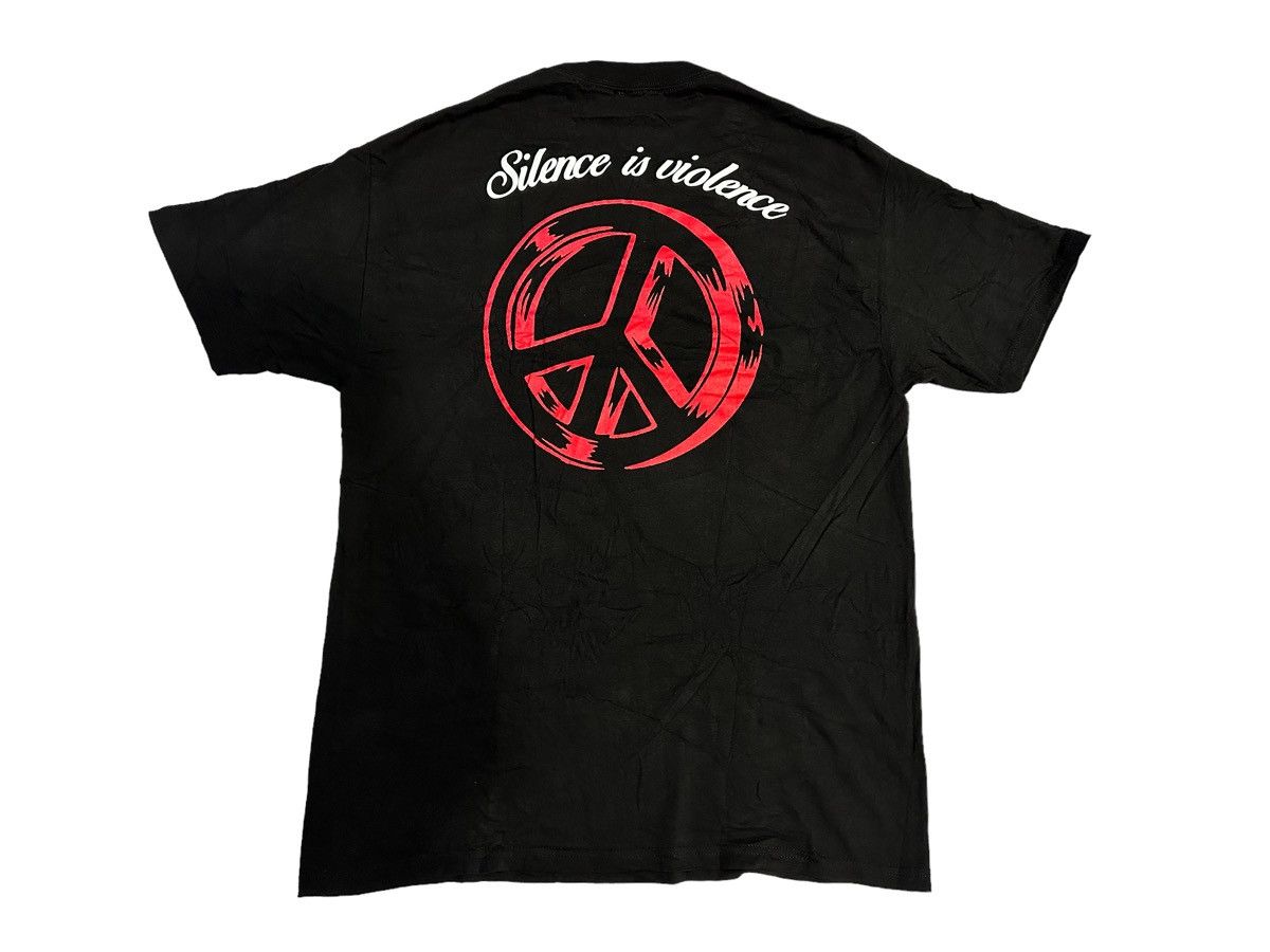 M+Rc Noir Rare M+RC NOIR “Silence Is Violence” Tshirt Size US XL / EU 56 / 4 - 4 Thumbnail