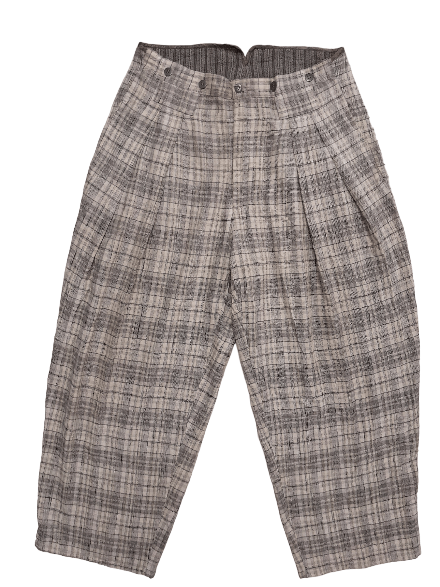 BILLTORNADE × Designer × Vintage Bill Tornade France Designer Box Pant (E552) Size US 29 - 1 Thumbnail