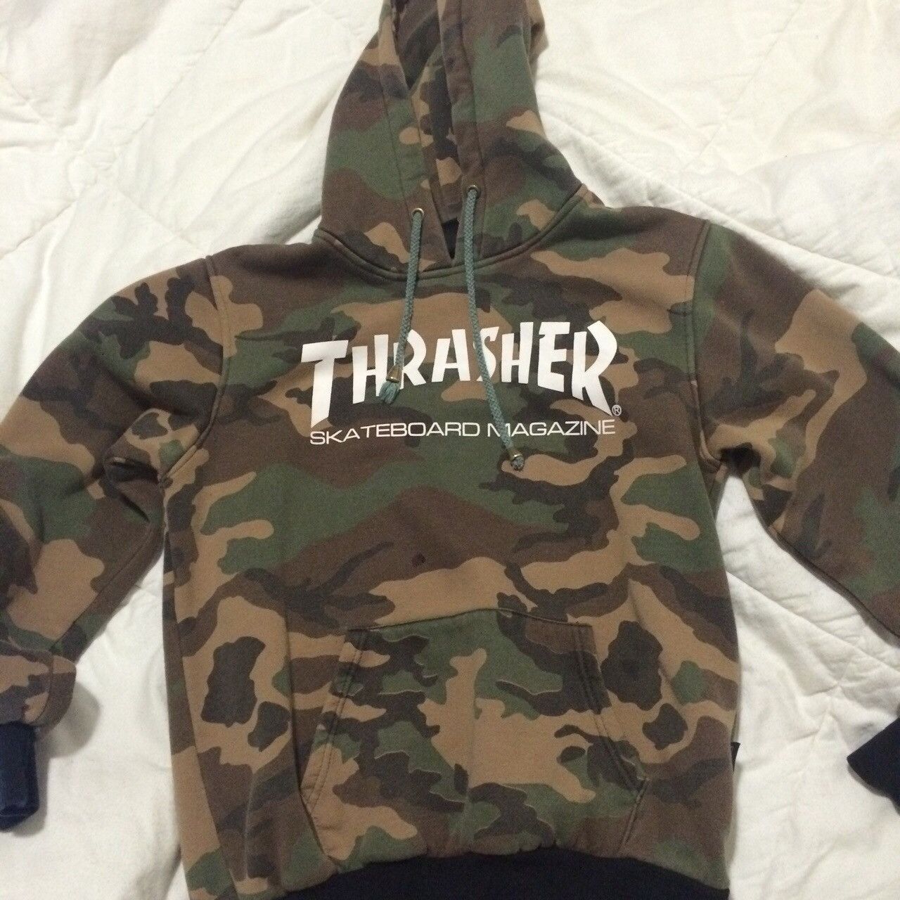 Thrasher Thrasher Camo Hoodie Grailed