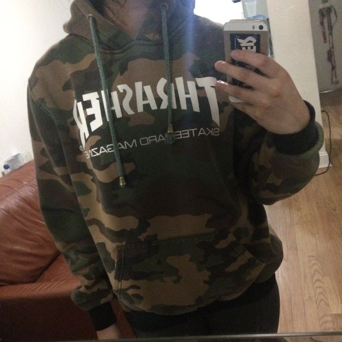 Thrasher store hoodie camouflage