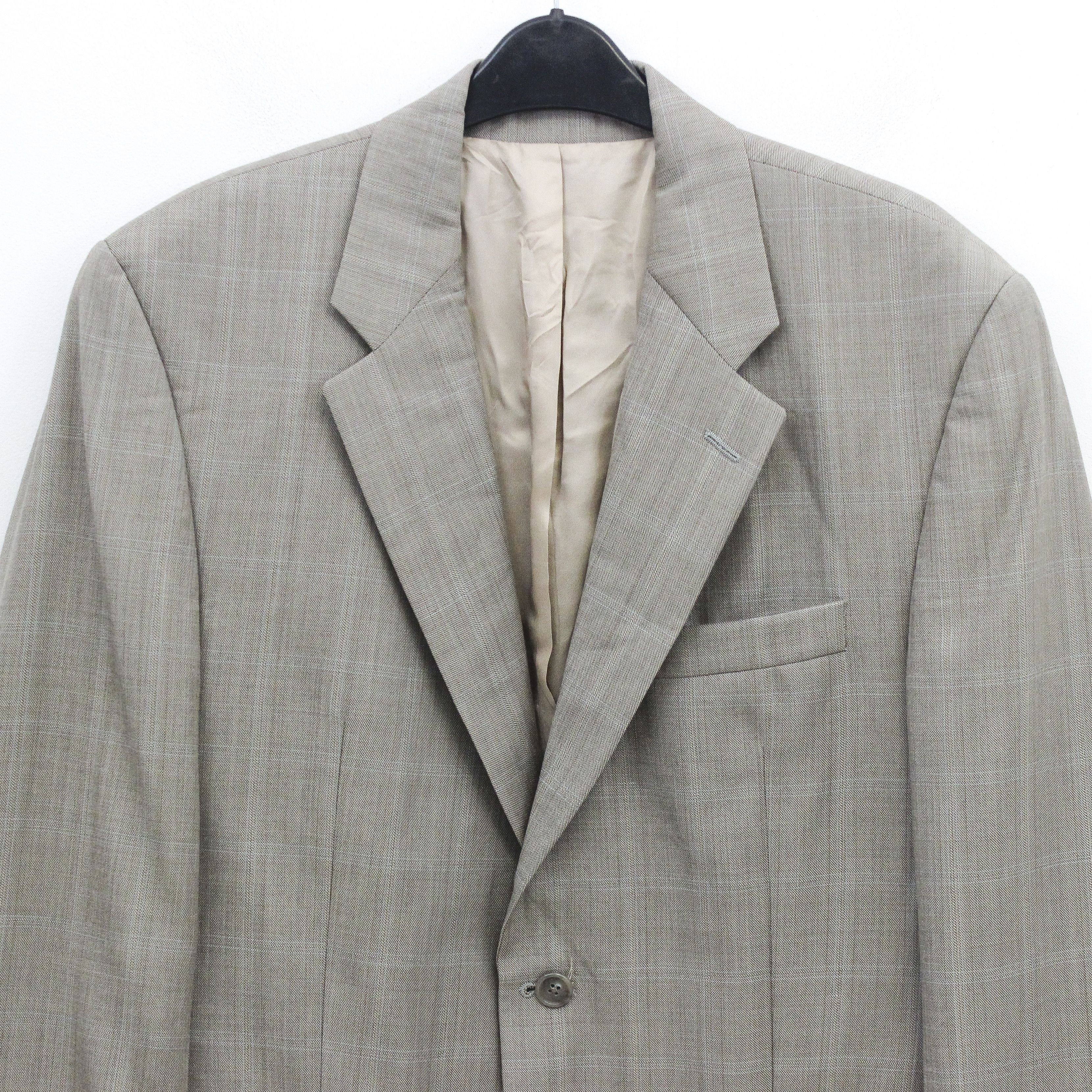Polo Ralph Lauren Blazer Coat Made in Canada EU 50 Suit Jacket Beige Size 40R - 2 Thumbnail