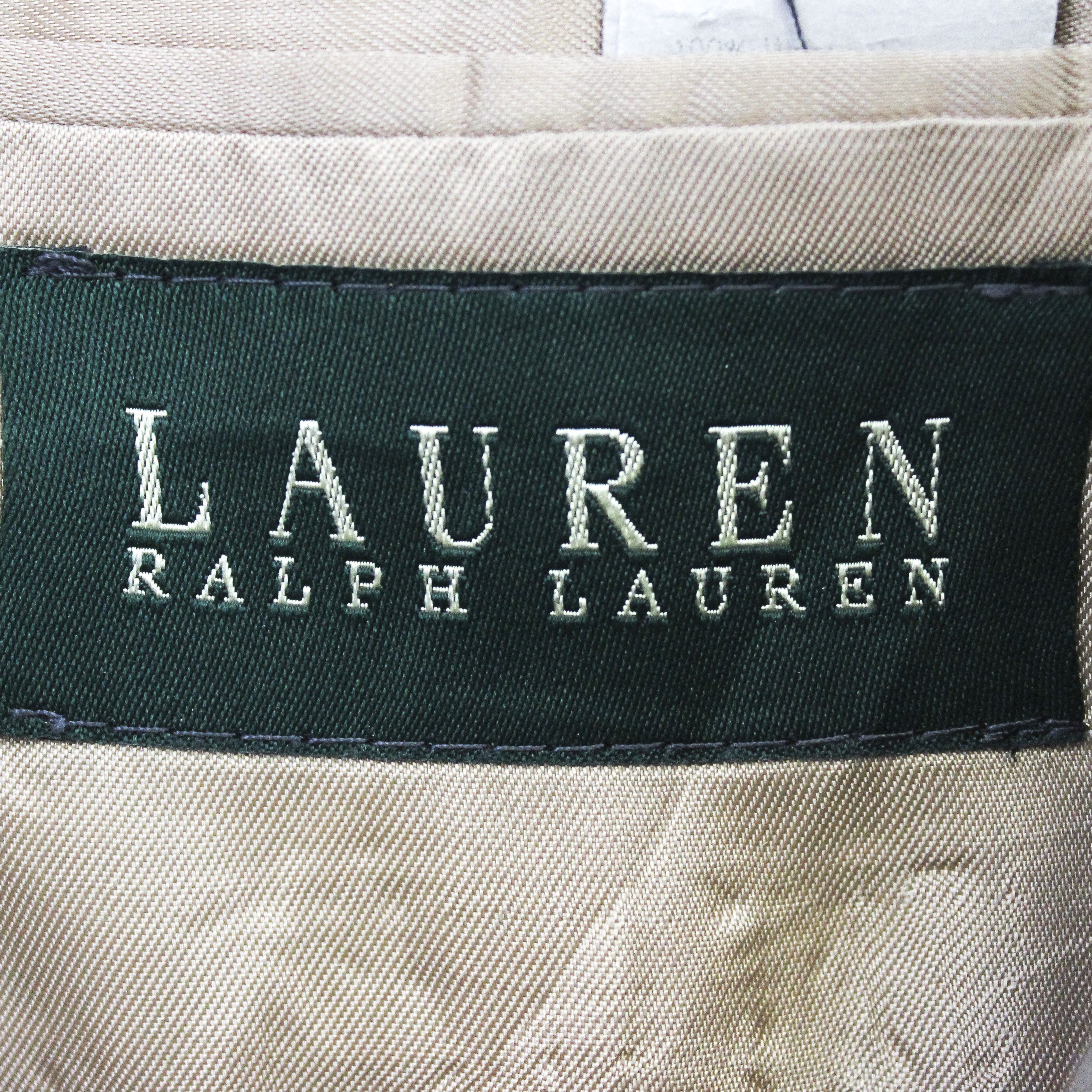 Polo Ralph Lauren Blazer Coat Made in Canada EU 50 Suit Jacket Beige Size 40R - 5 Thumbnail