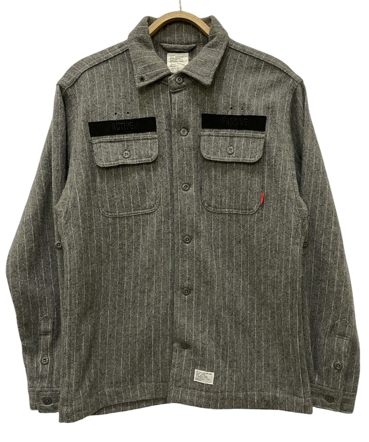 Wtaps AW07 Wtaps X Neighbourhood Two Tone Wooly Buds LS Shirts 