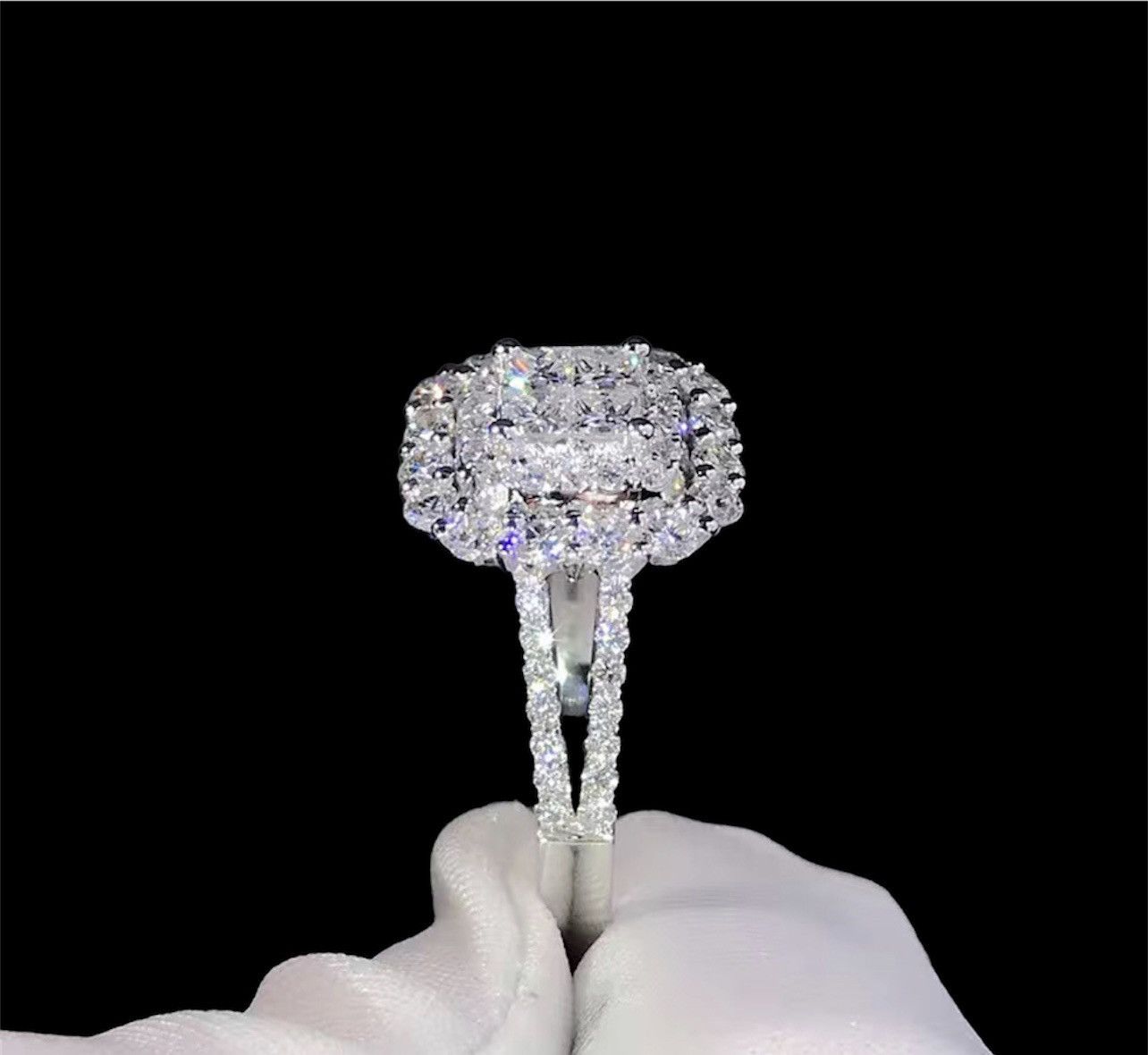 Other New Zirconia Diamond Ring sz 6-10 Costume Jewelry Band Size ONE SIZE - 4 Thumbnail