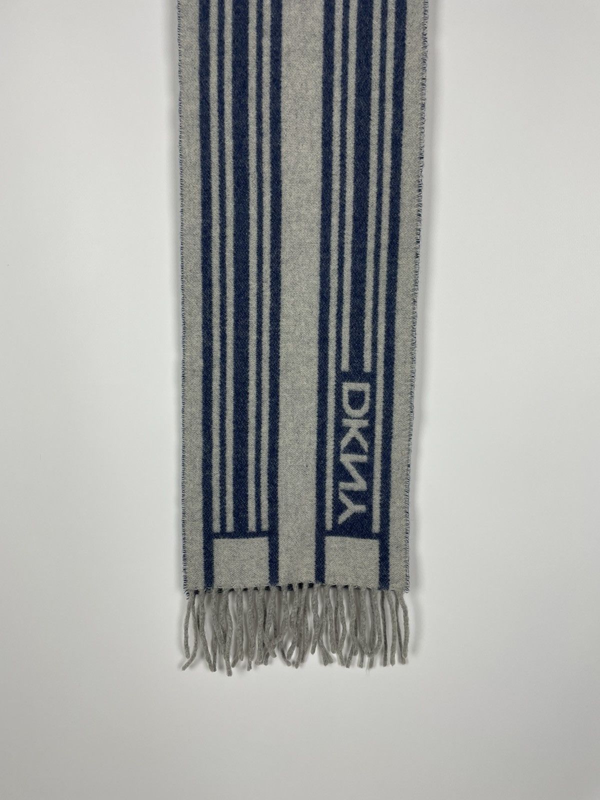 DKNY DKNY Wool Stripe Scarf Size ONE SIZE - 5 Thumbnail